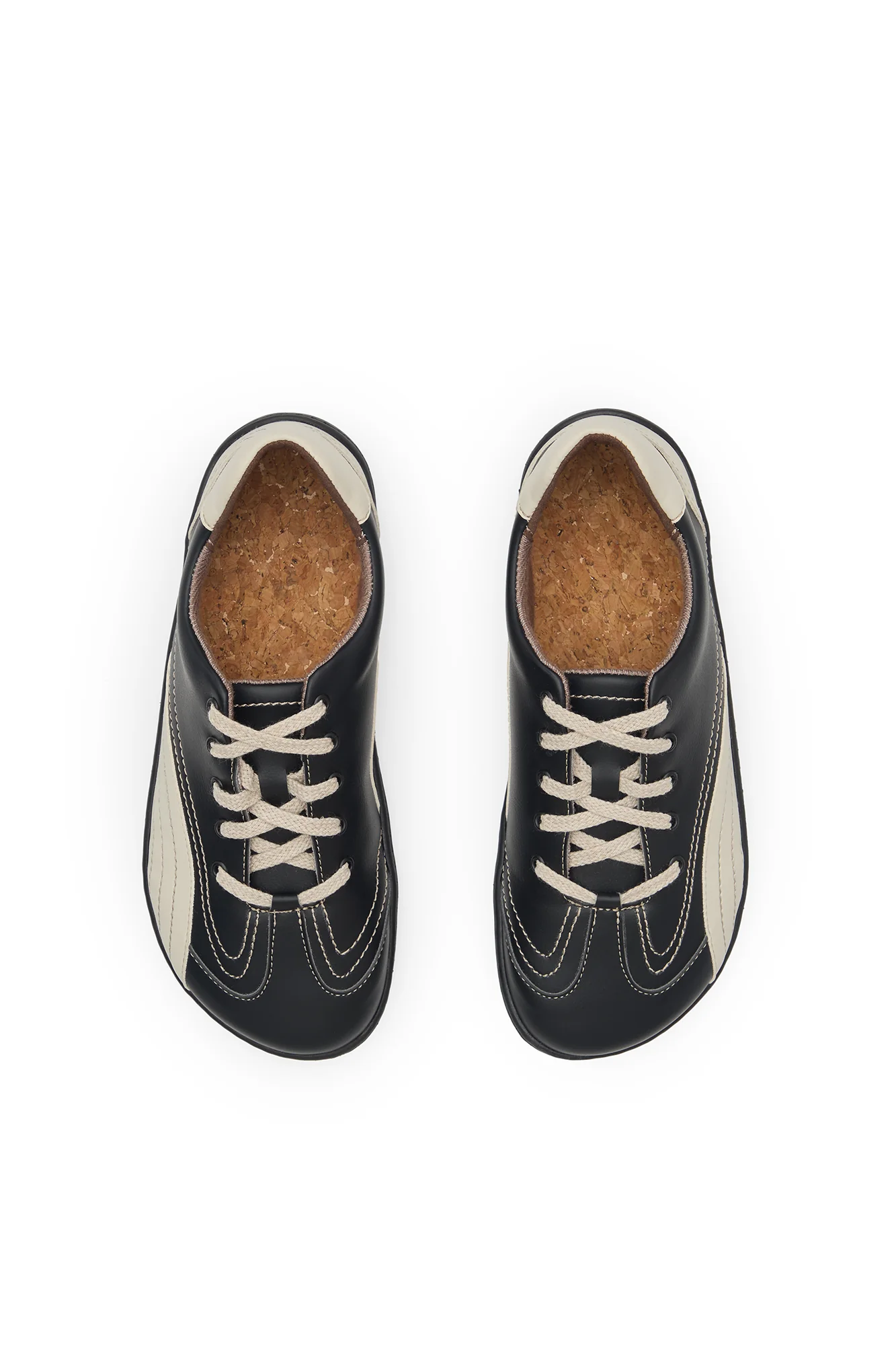 BARE 1 PENGUIN – black & white vegan barefoot shoes made from plant-based leather - Image 7