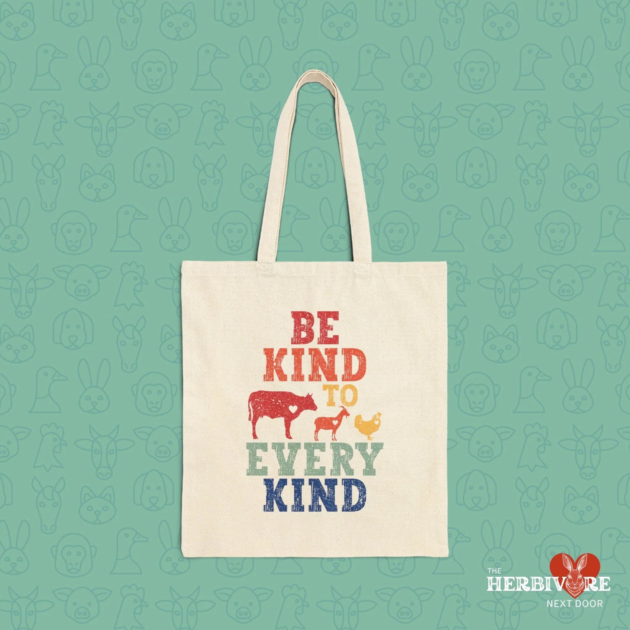 Be Kind Every Kind Cotton Canvas Tote Bag - Image 2