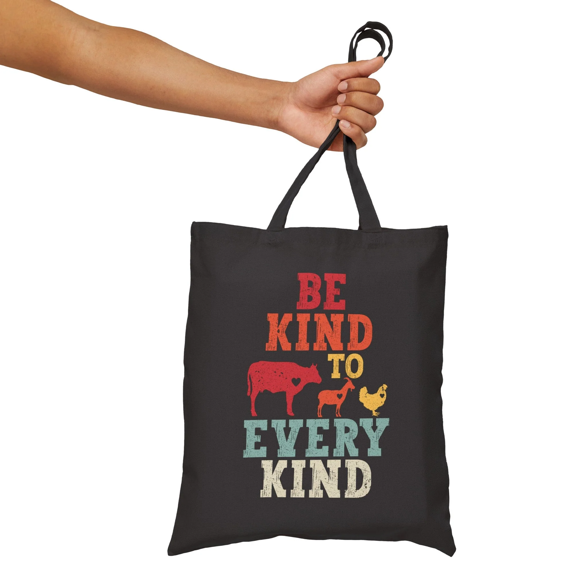Be Kind Every Kind Cotton Canvas Tote Bag - Image 5