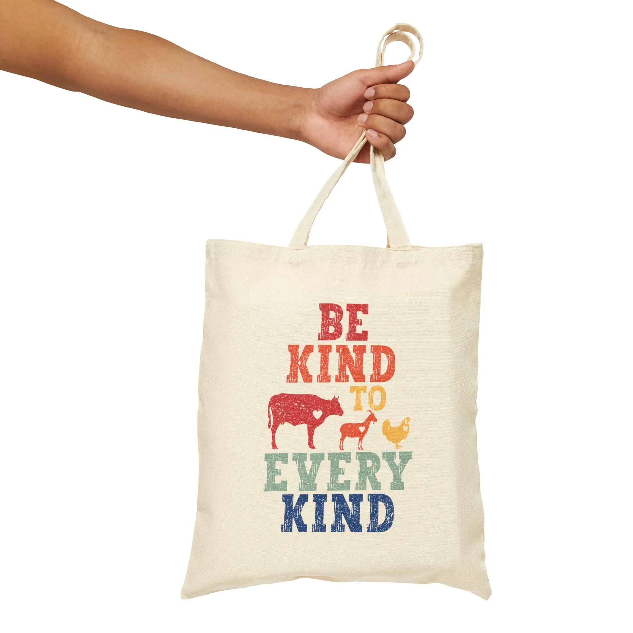 Be Kind Every Kind Cotton Canvas Tote Bag - Image 9