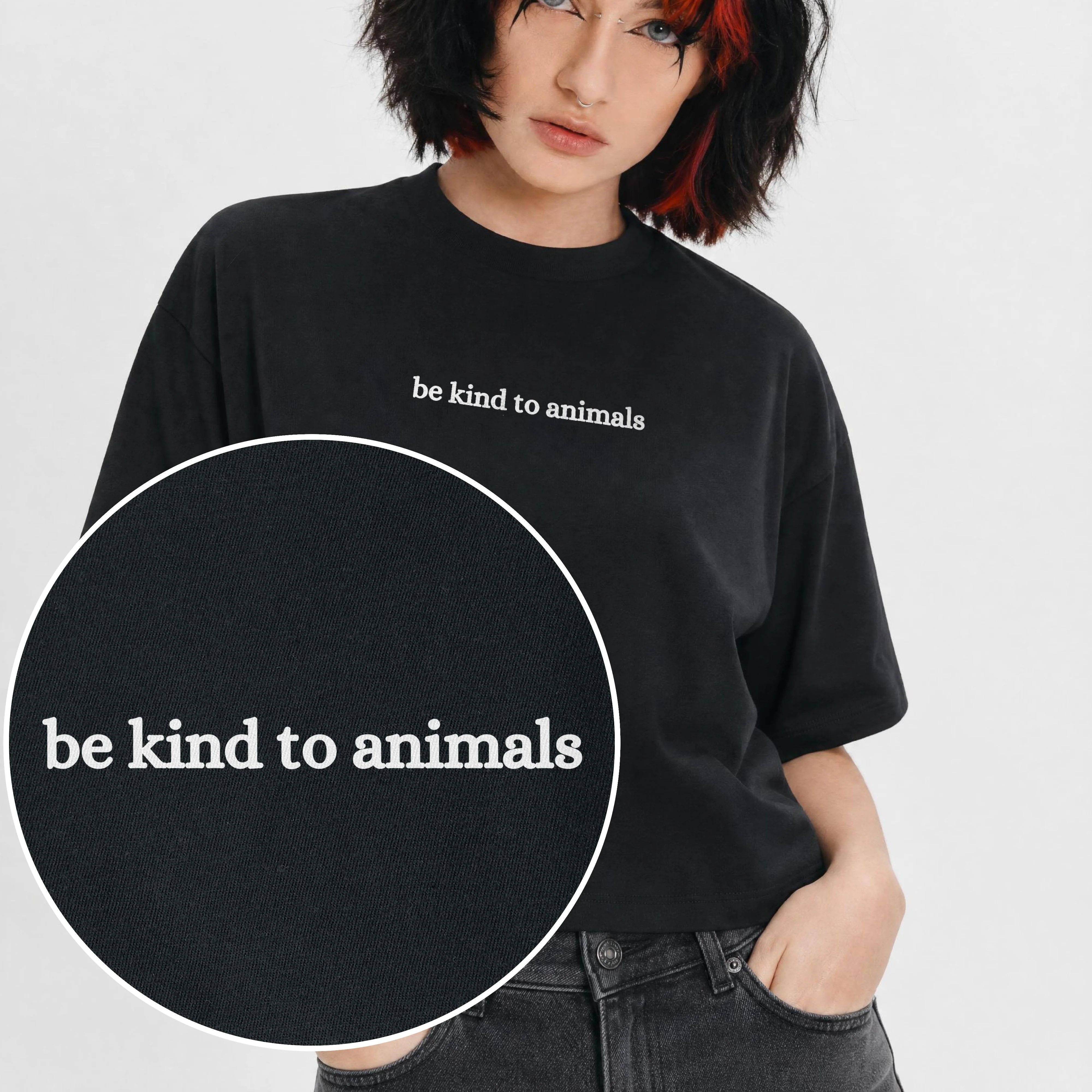 Be Kind To Animals Women's Boxy T-Shirt