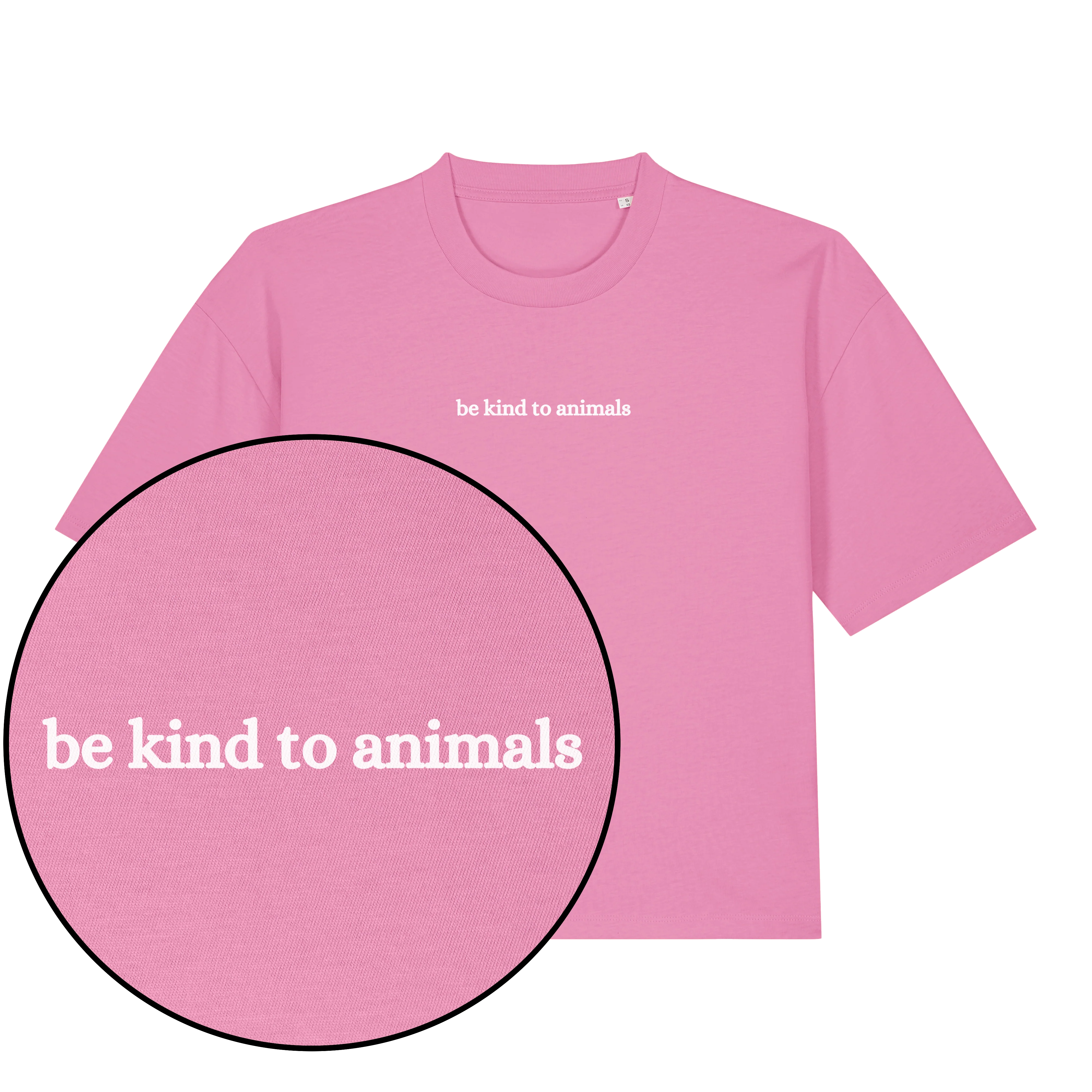 Be Kind To Animals Women's Boxy T-Shirt - Image 3