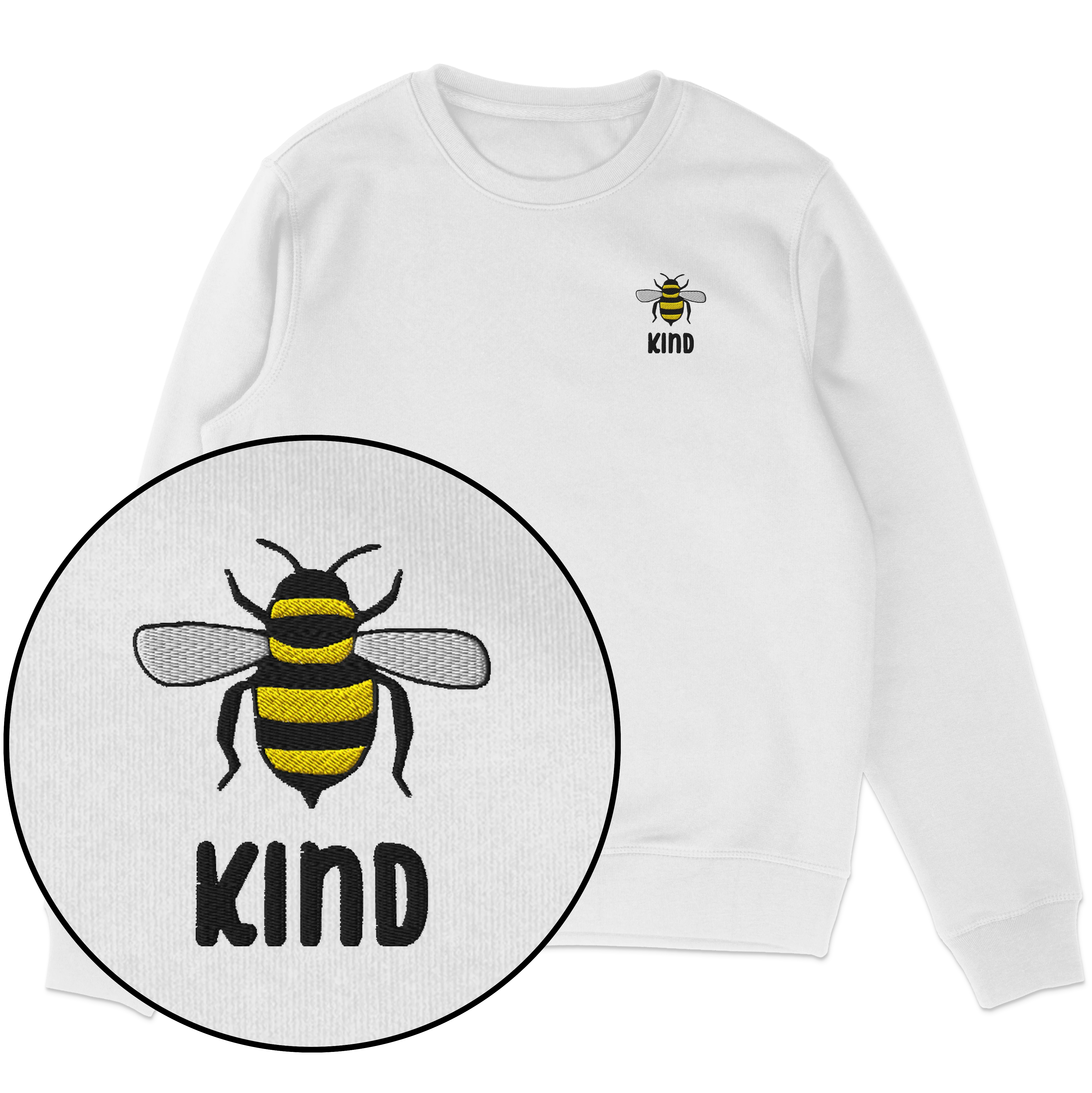 Bee Kind Sweatshirt (Embroidered)