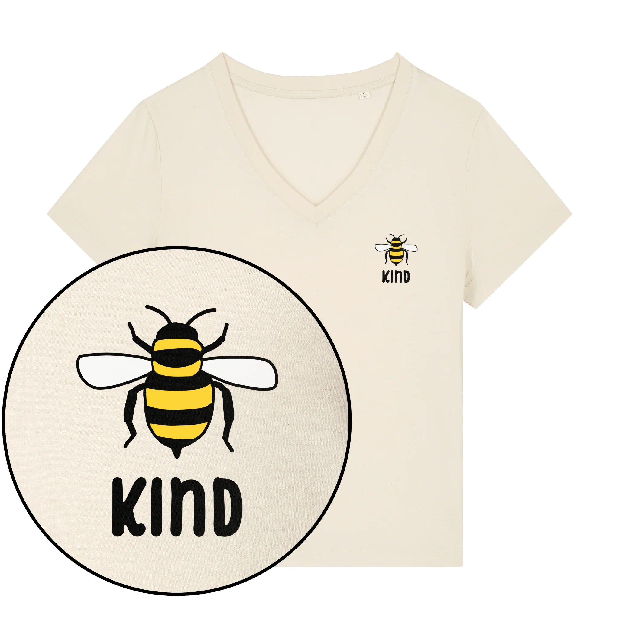 Bee Kind Women's V Neck T-Shirt