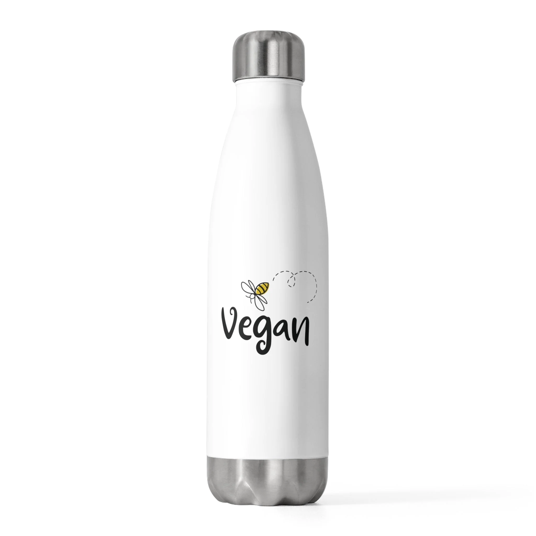 Bee Vegan - 20oz Insulated Water Bottle
