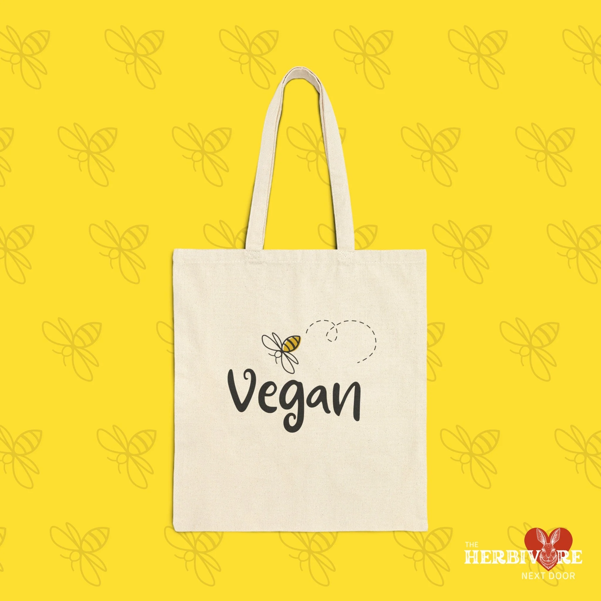 Bee Vegan - Tote Bag - Image 2