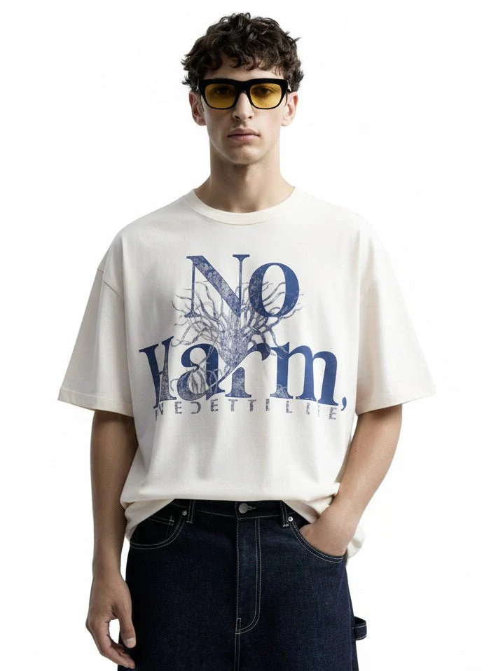 Benedetti Life No Harm, Just Charm Oversized UNISEX T-Shirt - Image 2