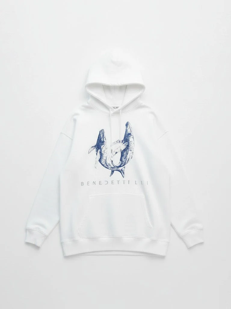 Benedetti Life Whale Hoodie - Image 3