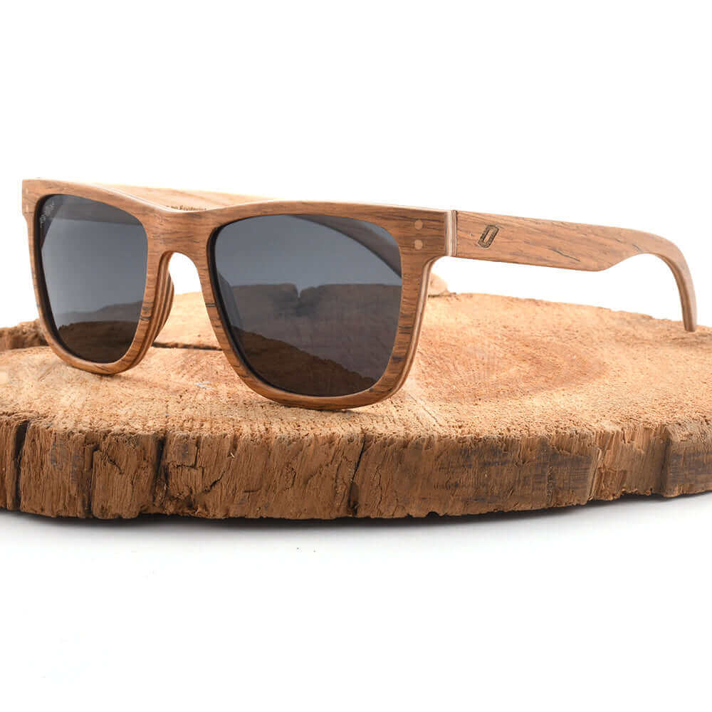 Benja - Wooden Veneer Sunglasses - Image 10