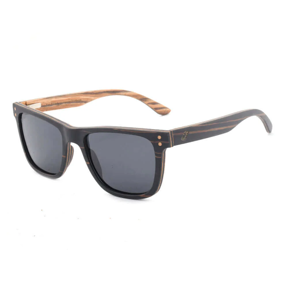 Benja - Wooden Veneer Sunglasses - Image 3
