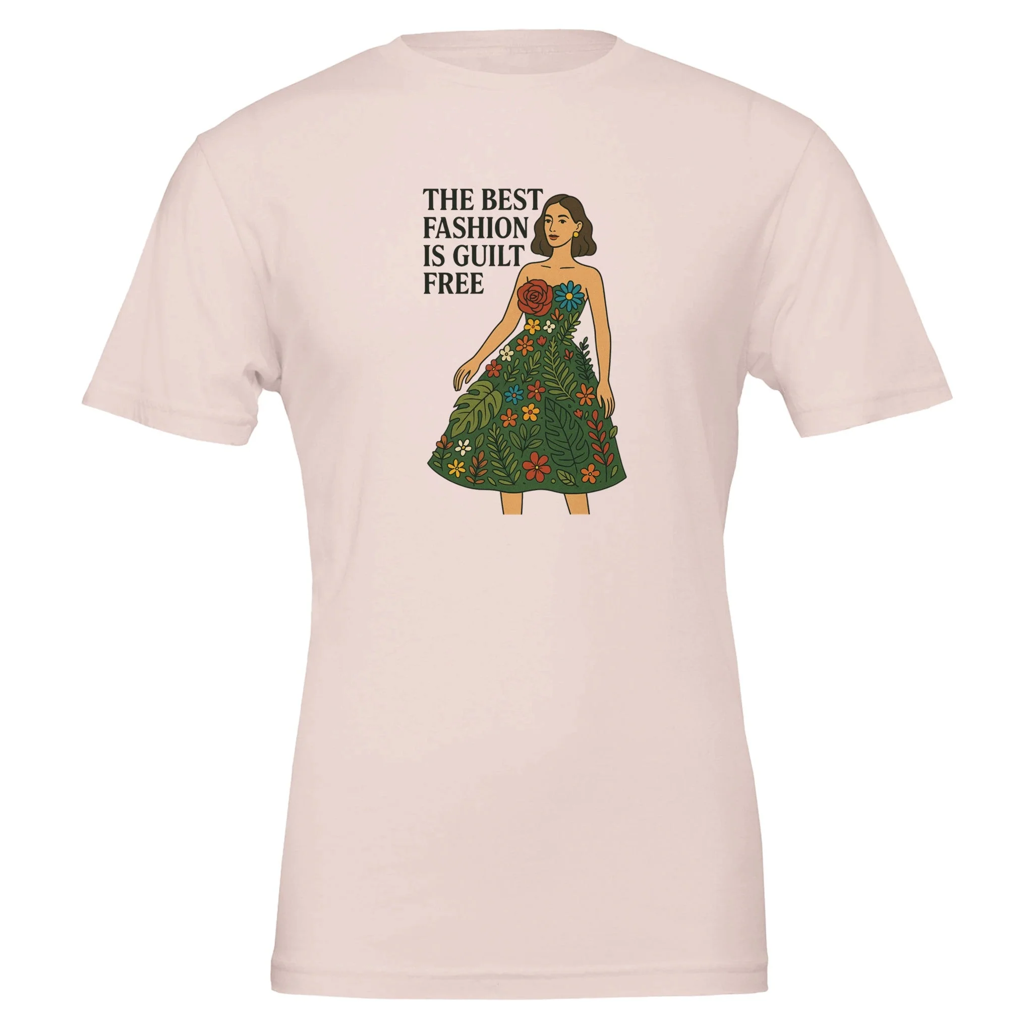 Best Fashion is Guilt Free Premium Tshirt, 100% Cotton - Image 2