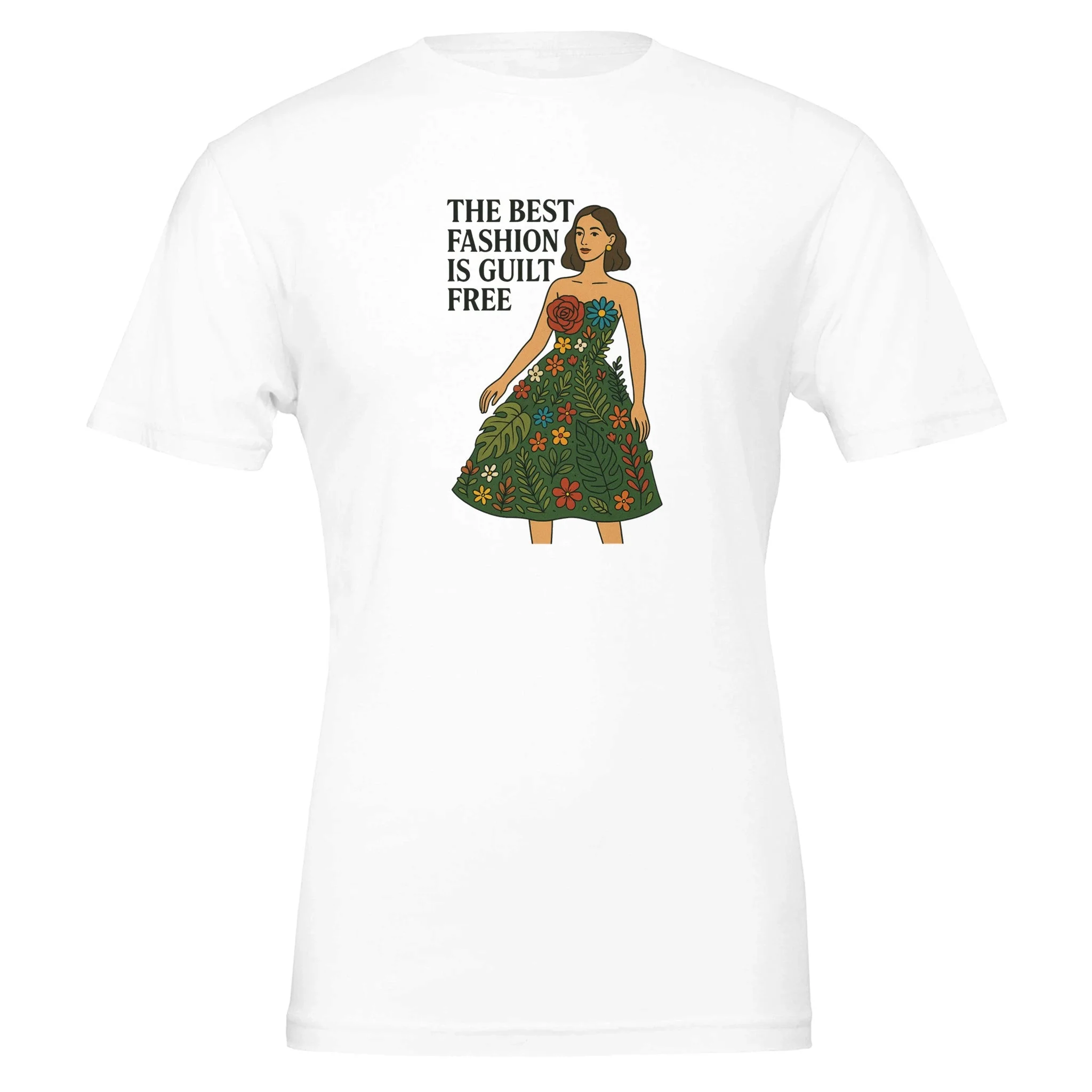 Best Fashion is Guilt Free Premium Tshirt, 100% Cotton - Image 3