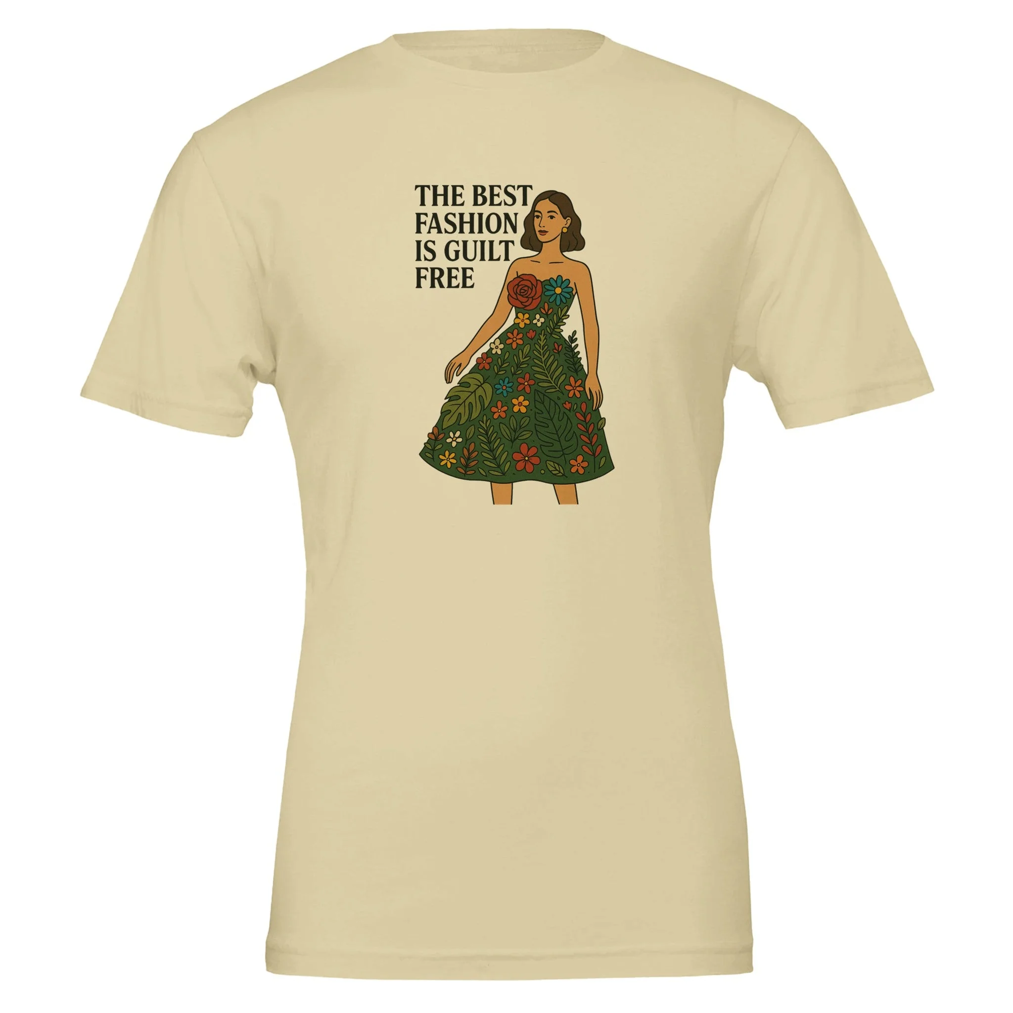 Best Fashion is Guilt Free Premium Tshirt, 100% Cotton - Image 4