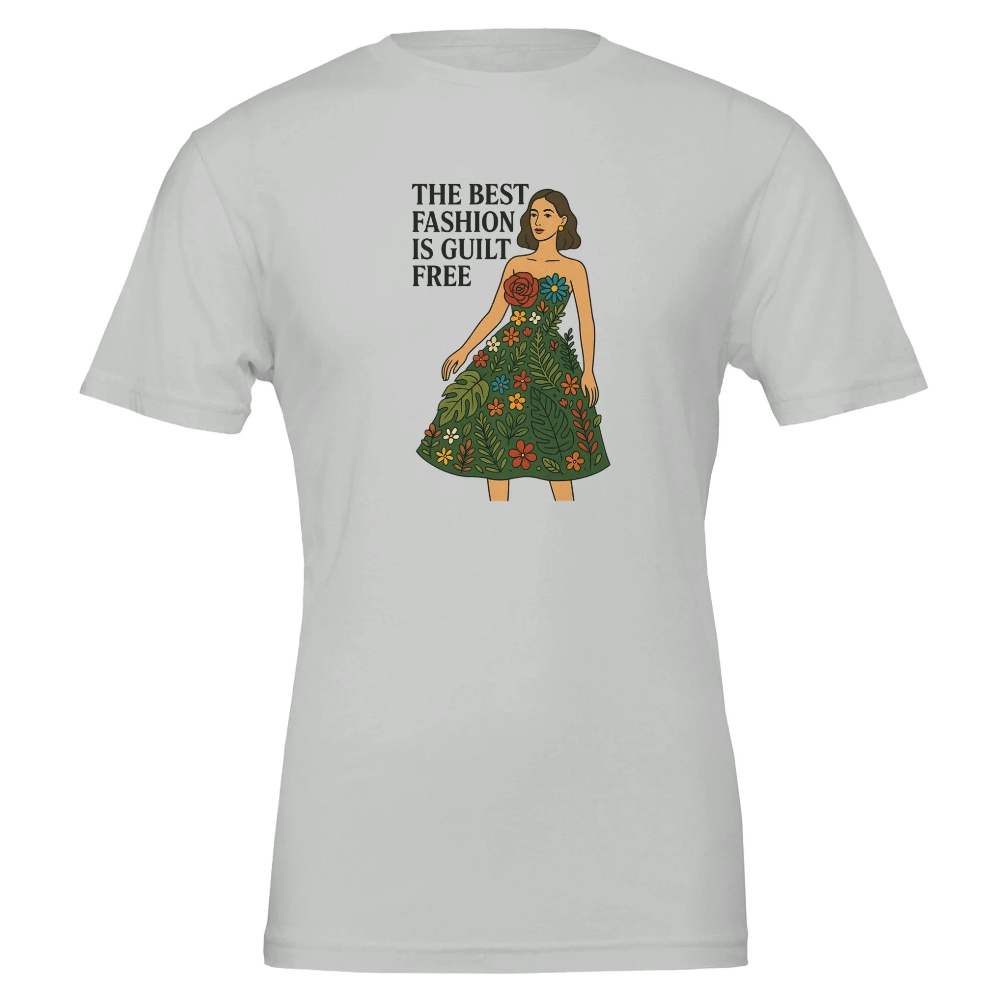 Best Fashion is Guilt Free Premium Tshirt, 100% Cotton - Image 5