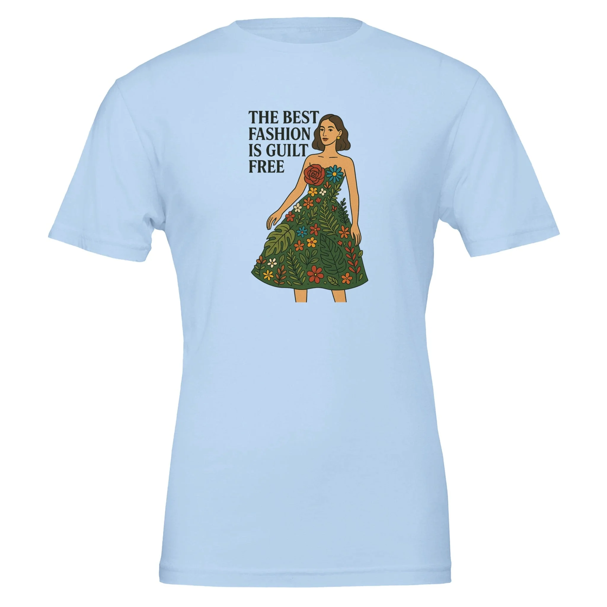 Best Fashion is Guilt Free Premium Tshirt, 100% Cotton - Image 6