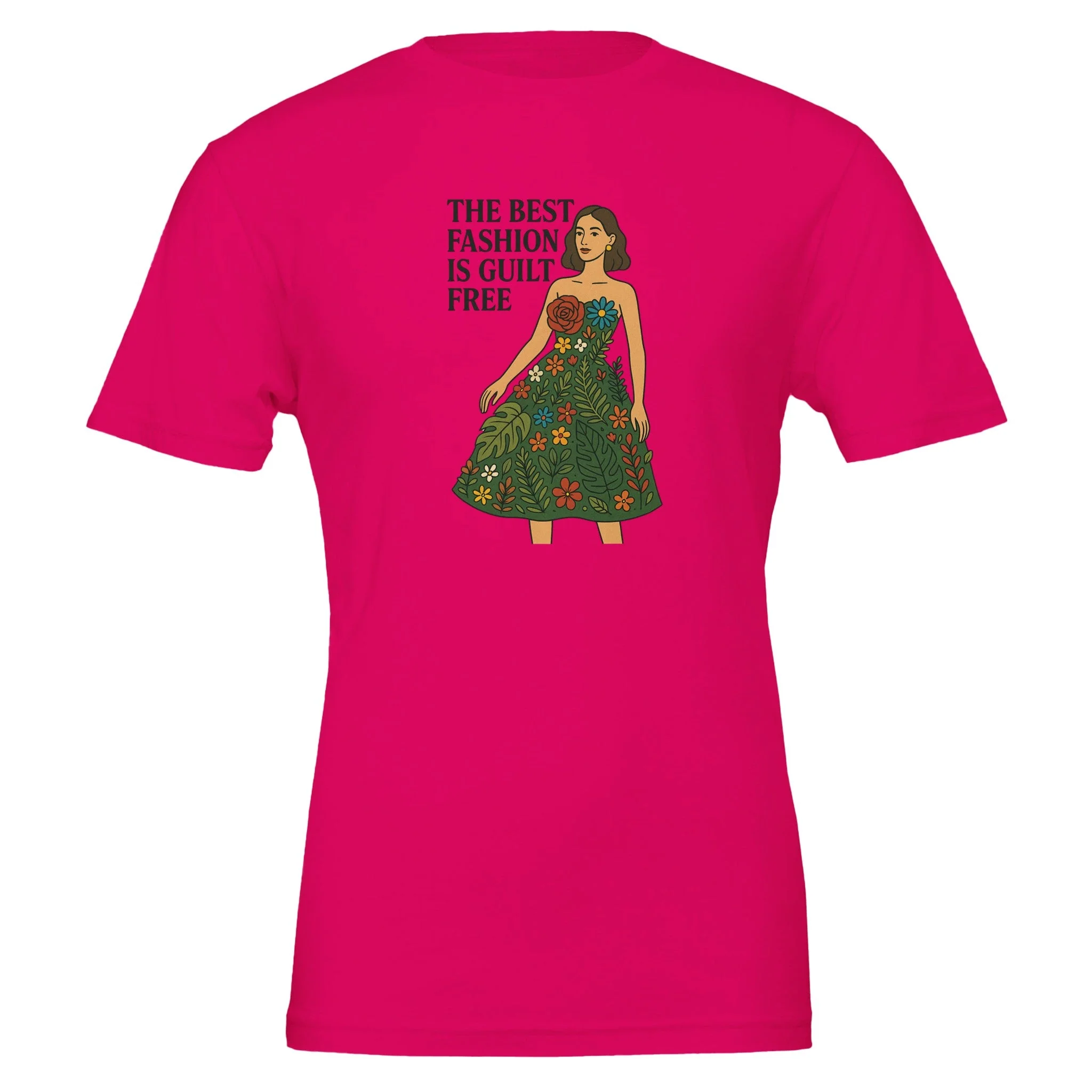 Best Fashion is Guilt Free Premium Tshirt, 100% Cotton - Image 7
