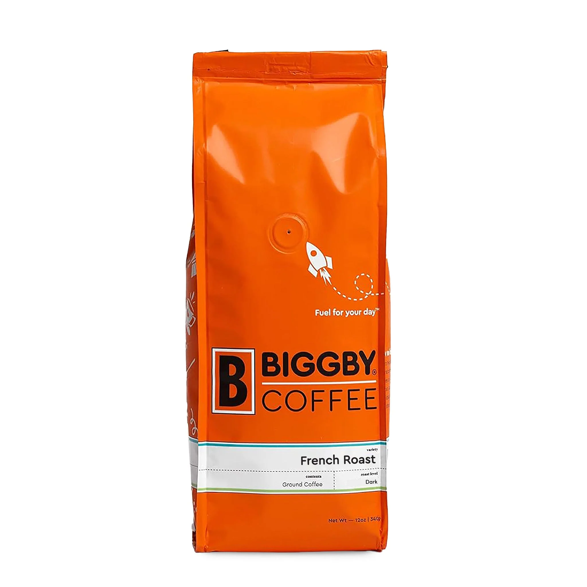 Biggby French Roast 12oz Ground 100% Farm Direct Coffee