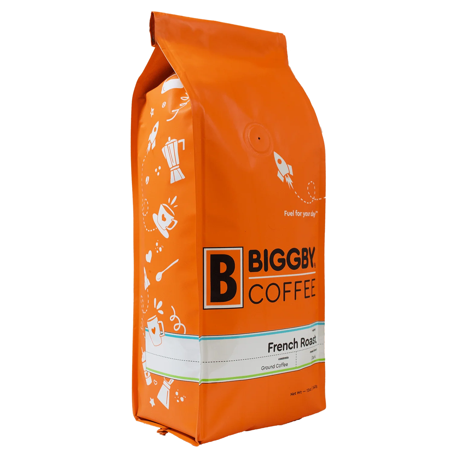 Biggby French Roast 12oz Ground 100% Farm Direct Coffee - Image 3