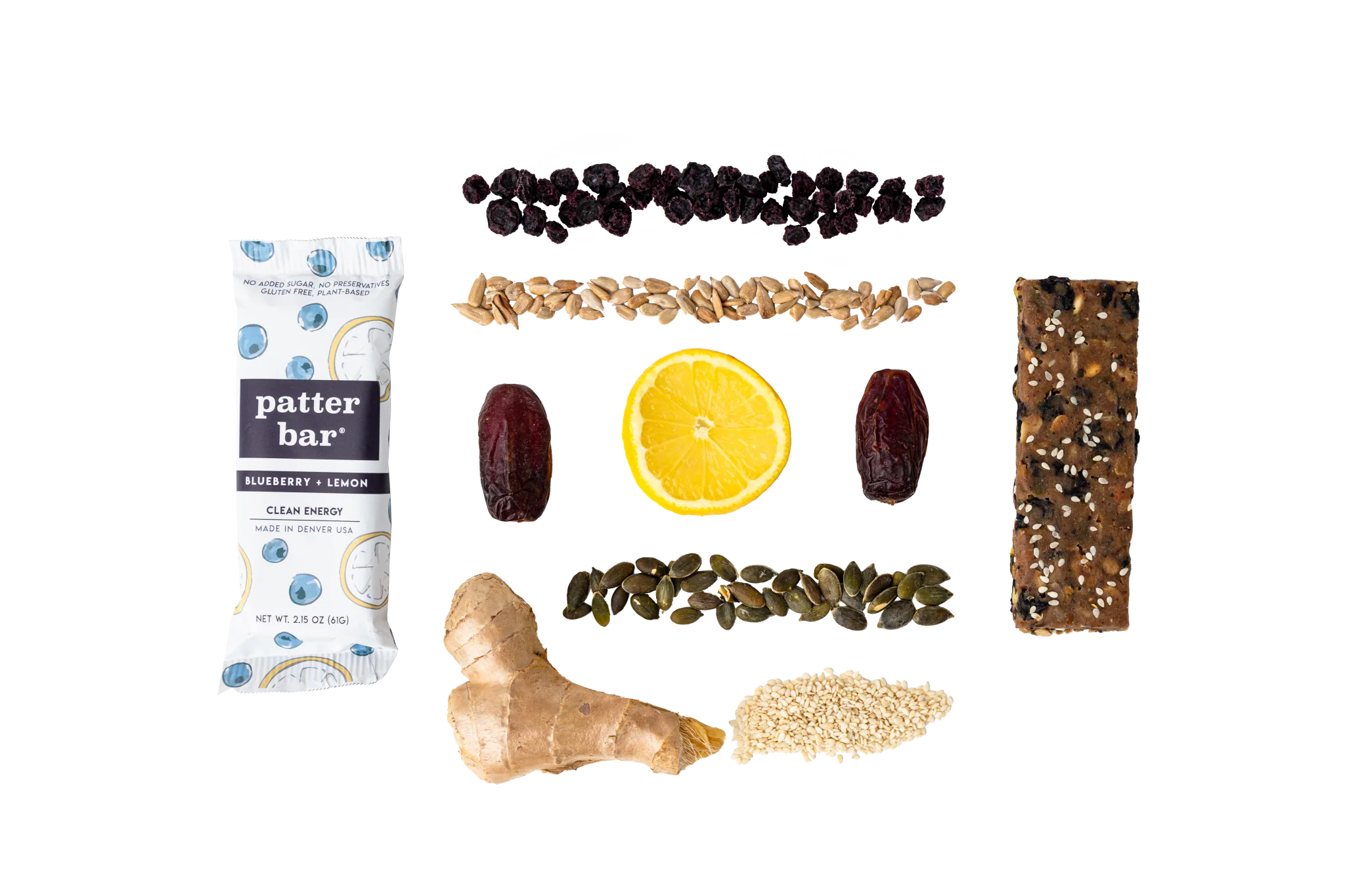 Blueberry Lemon Whole Food Energy Bar - Image 3