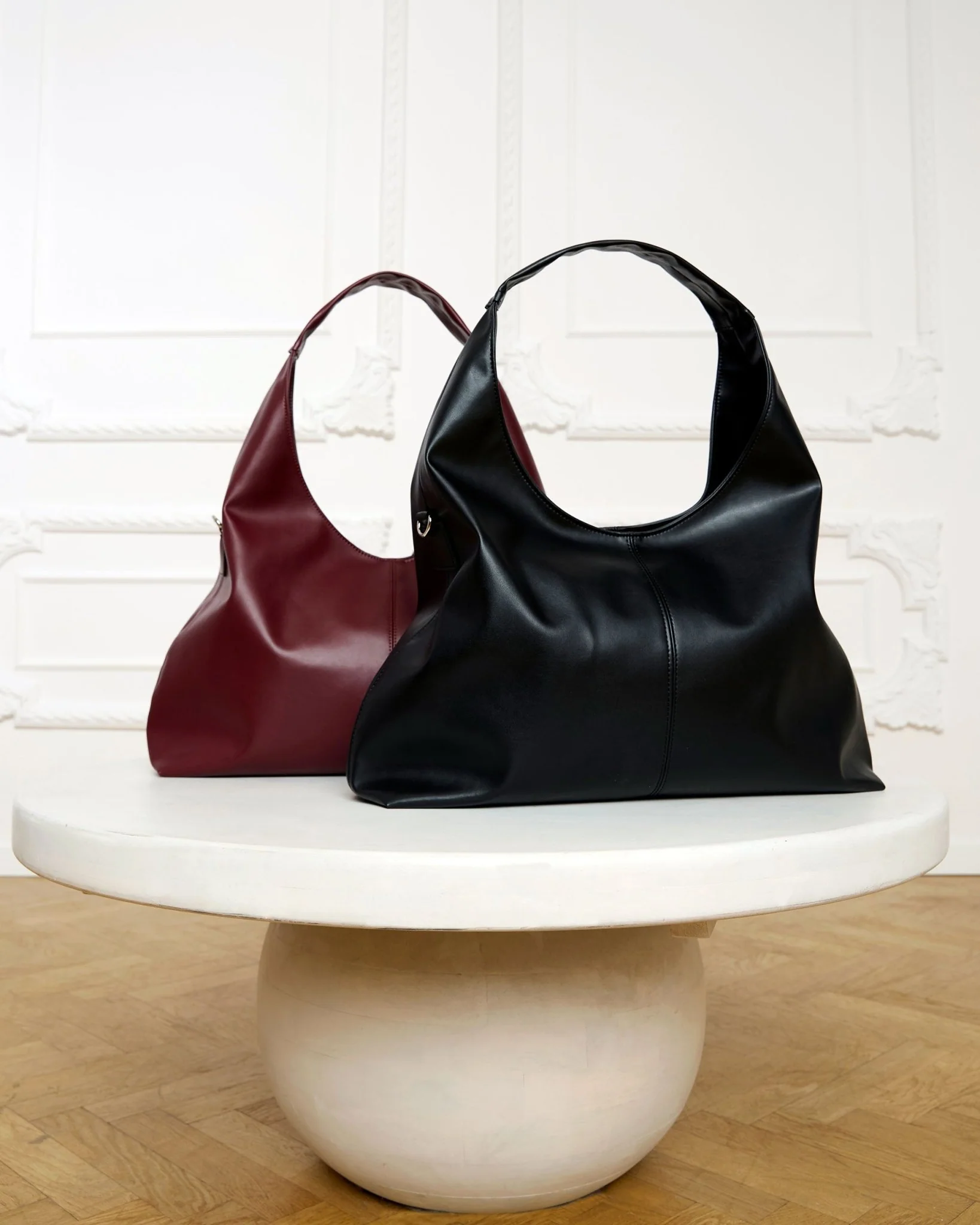 Bohema Slouchy Shopper Bag Burgund - Image 11