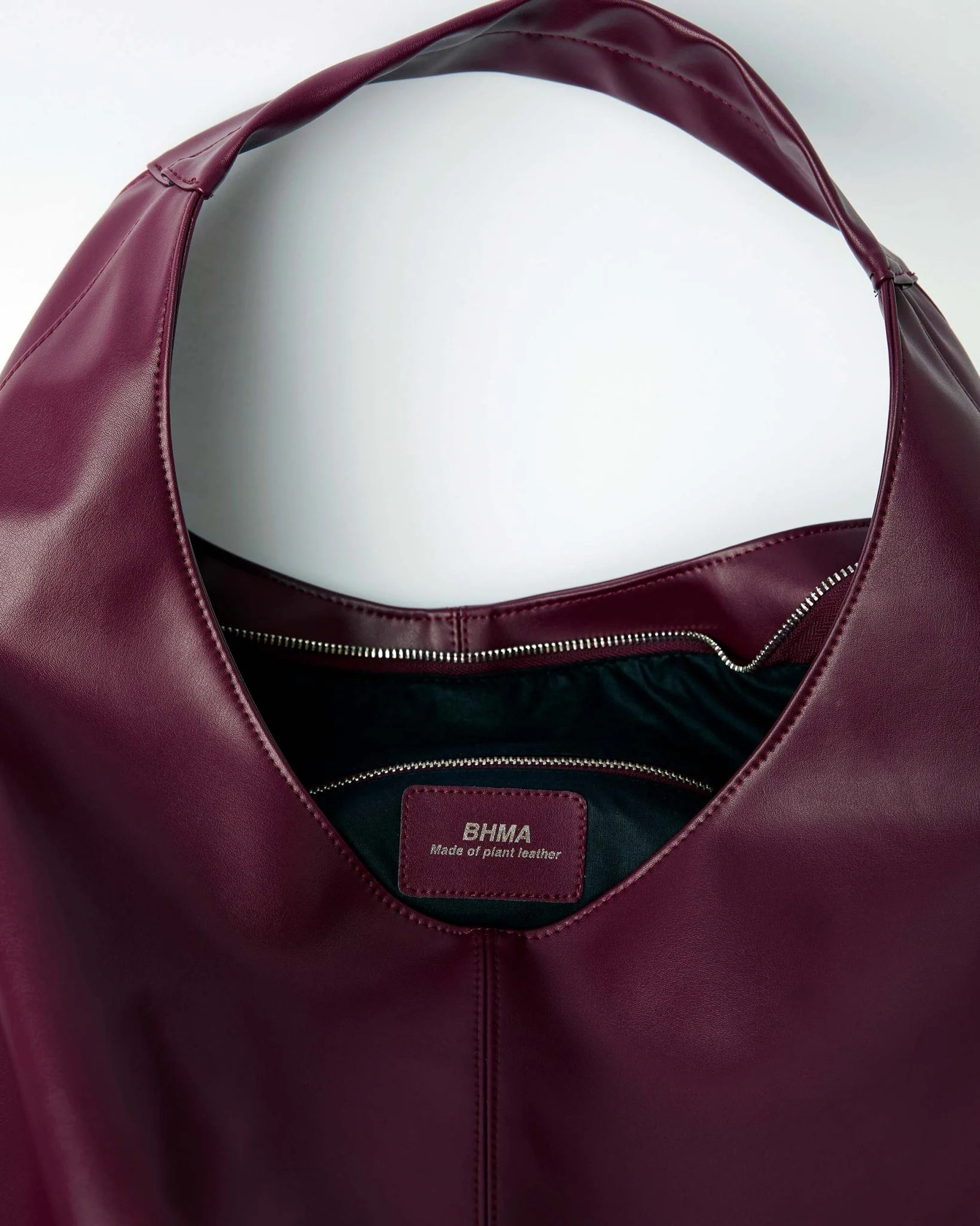 Bohema Slouchy Shopper Bag Burgund - Image 7