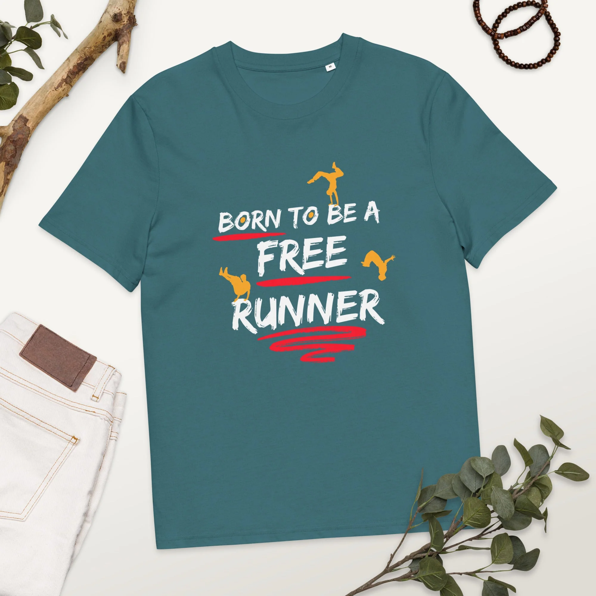 Born To Be A Freerunner Unisex T-Shirt - Image 10