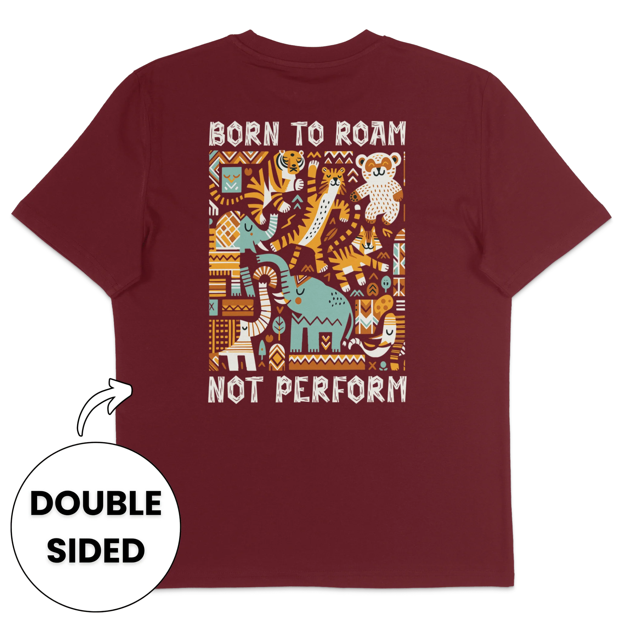 Born To Roam Not Perform Streetwear T-Shirt - Image 3