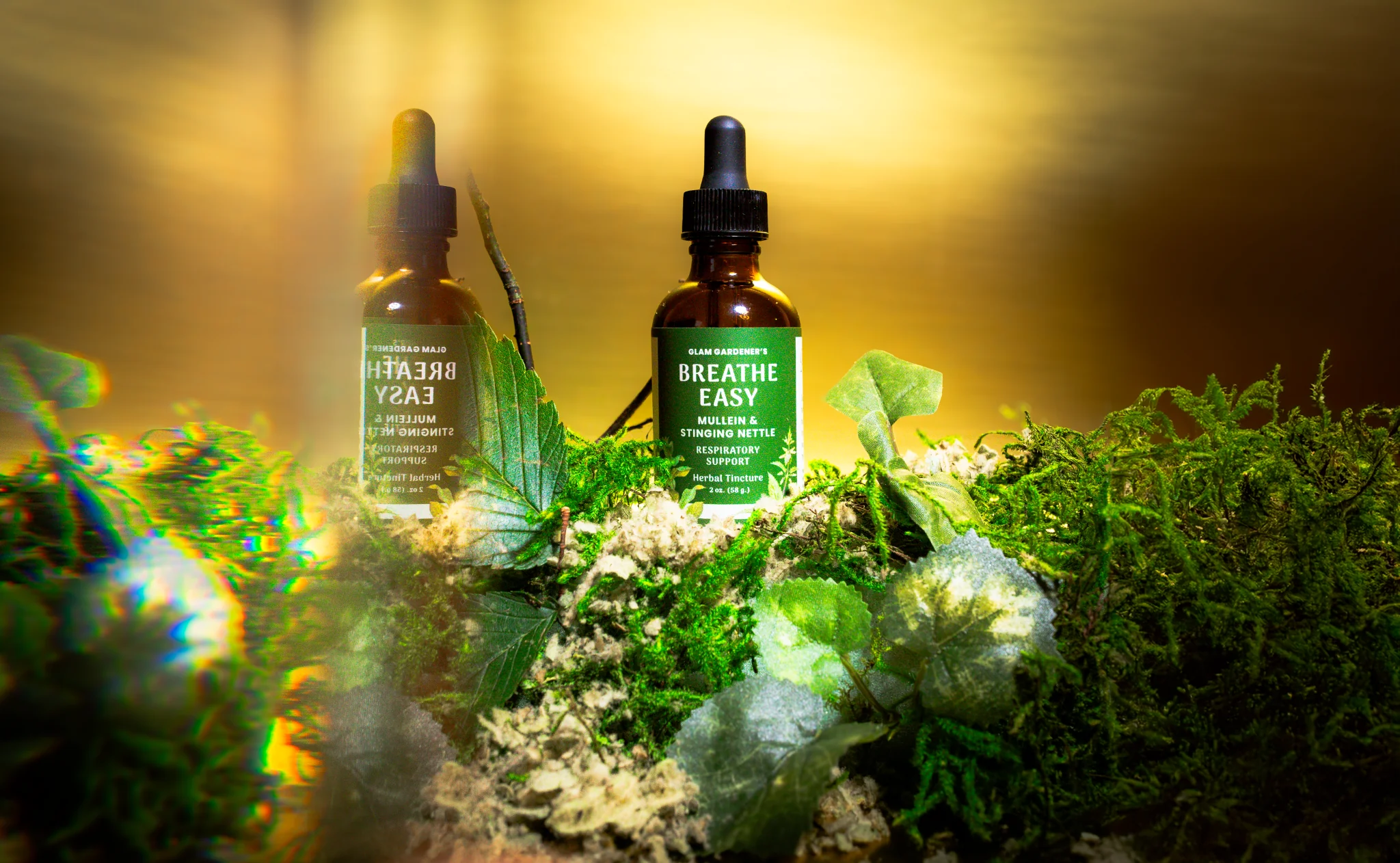 BREATHE EASY | Mullein & Stinging Nettle herbal tincture with organic & wildcrafted ingredients - Image 4