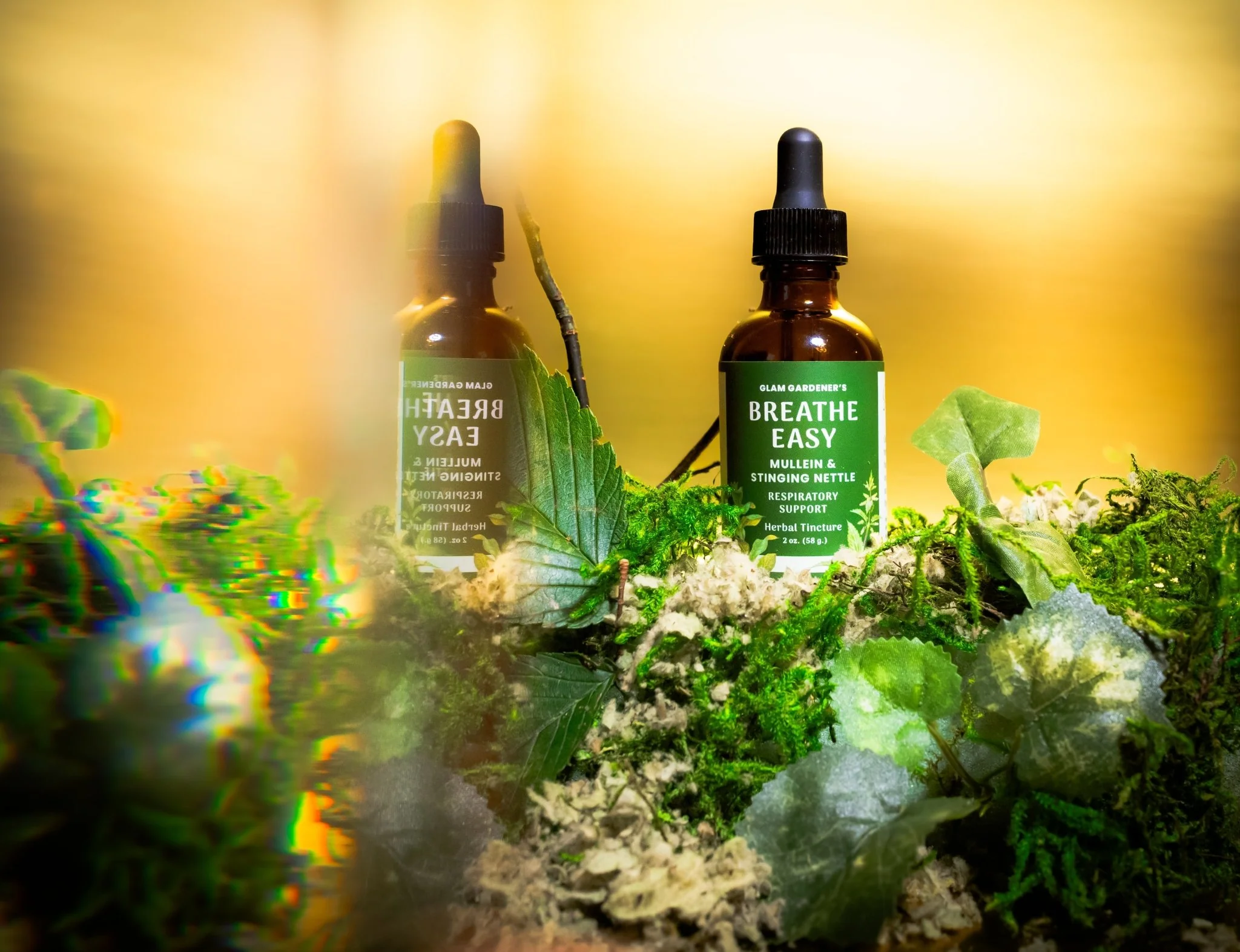 BREATHE EASY | Mullein & Stinging Nettle herbal tincture with organic & wildcrafted ingredients - Image 6