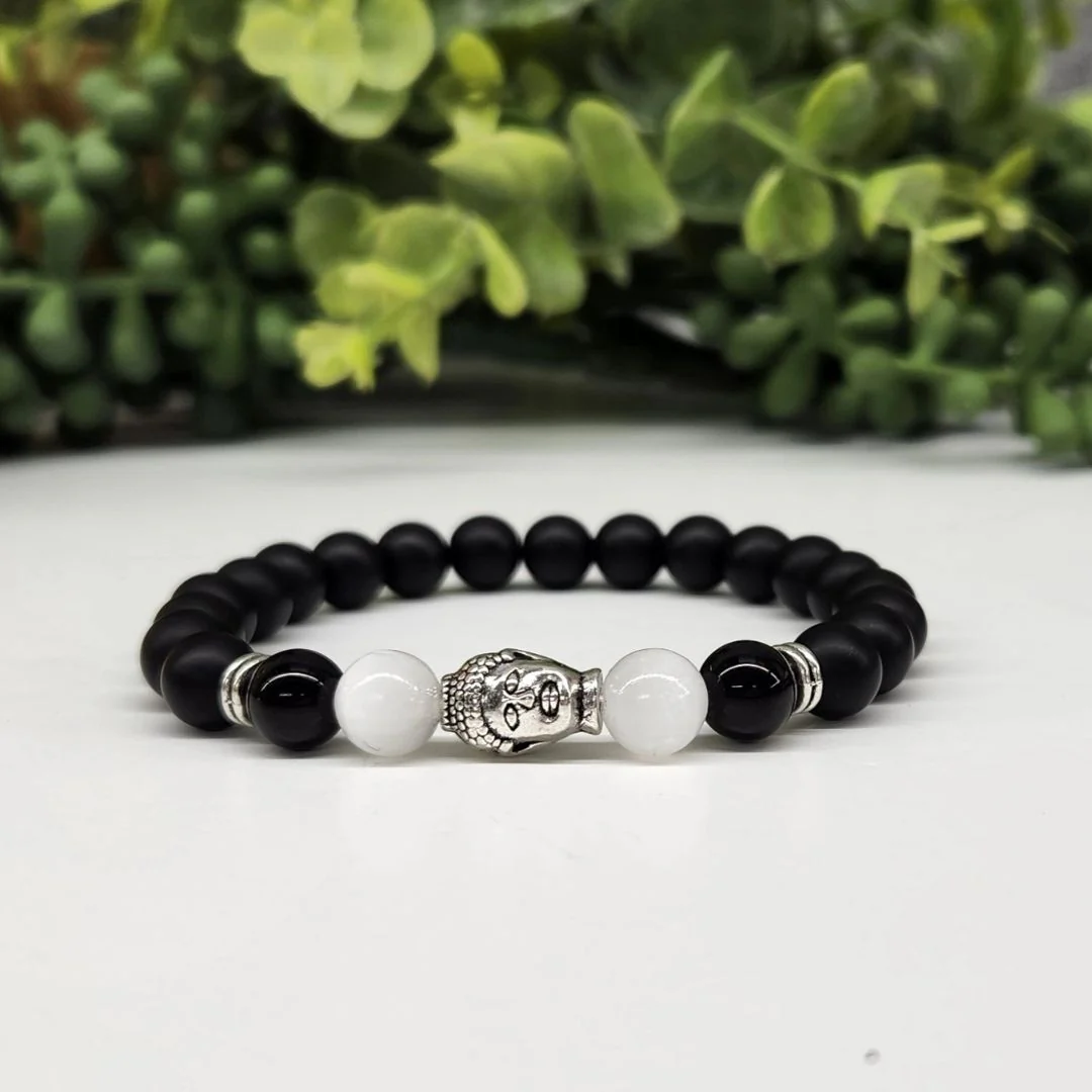 Buddha Black Obsidian Beaded Bracelets - Image 13