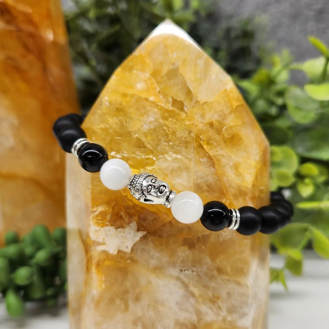 Buddha Black Obsidian Beaded Bracelets - Image 14