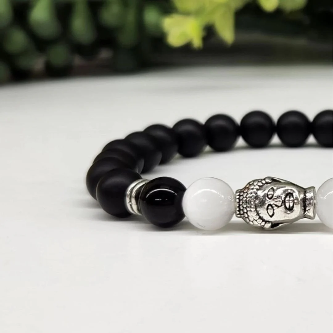 Buddha Black Obsidian Beaded Bracelets - Image 15