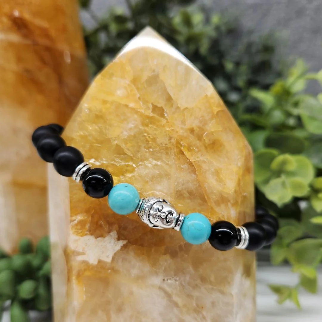 Buddha Black Obsidian Beaded Bracelets - Image 17
