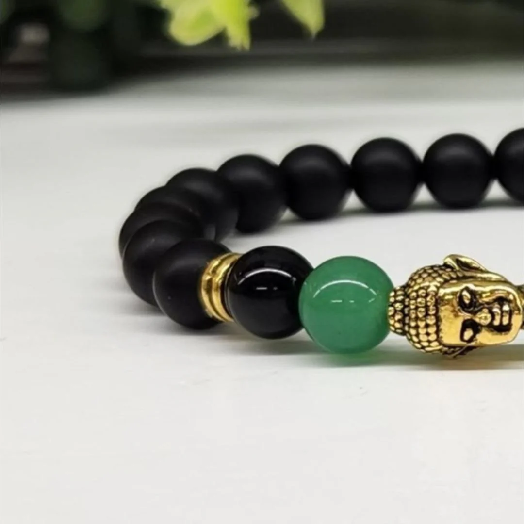 Buddha Black Obsidian Beaded Bracelets - Image 9