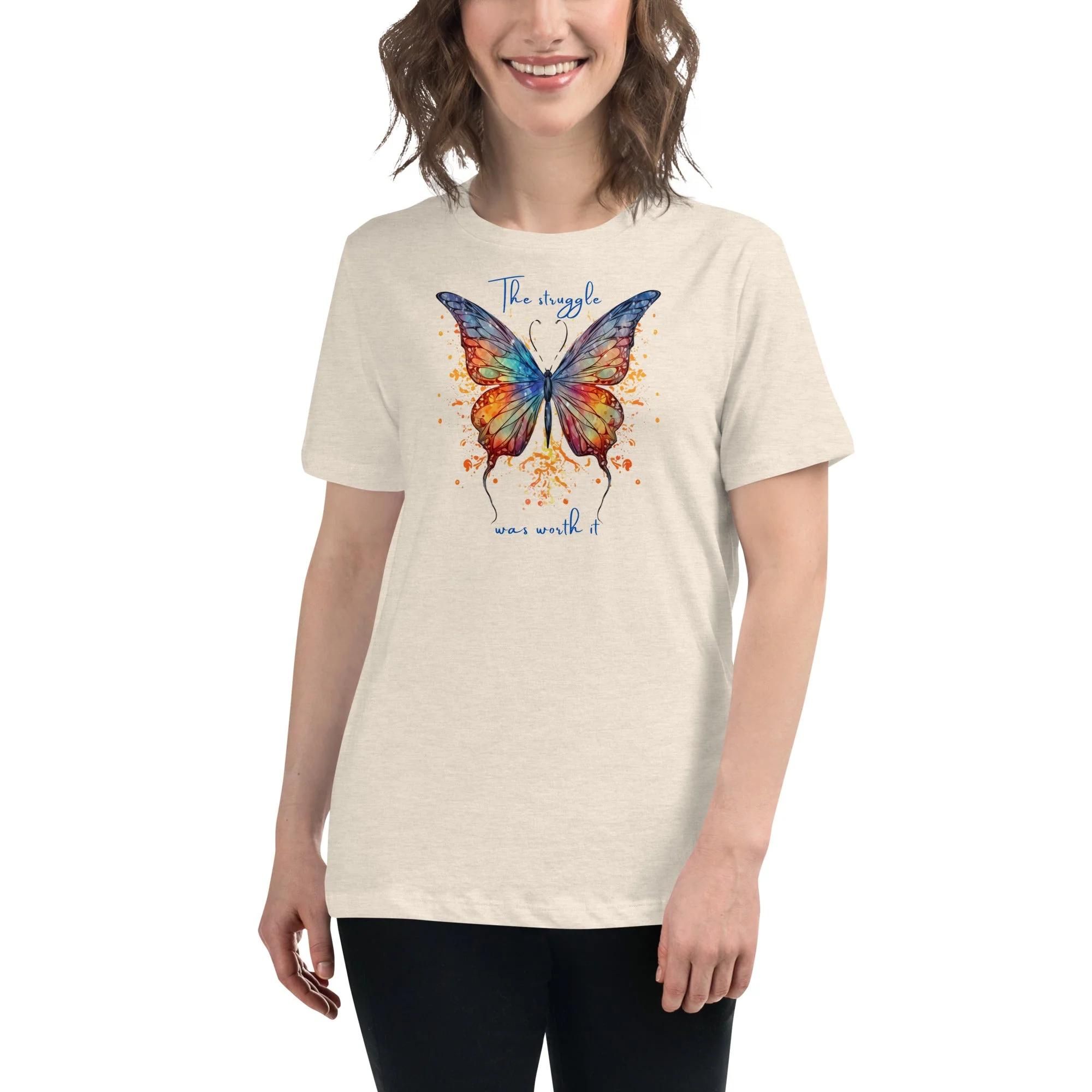 Butterfly Women's 100% Cotton Relaxed T-Shirt - Image 10
