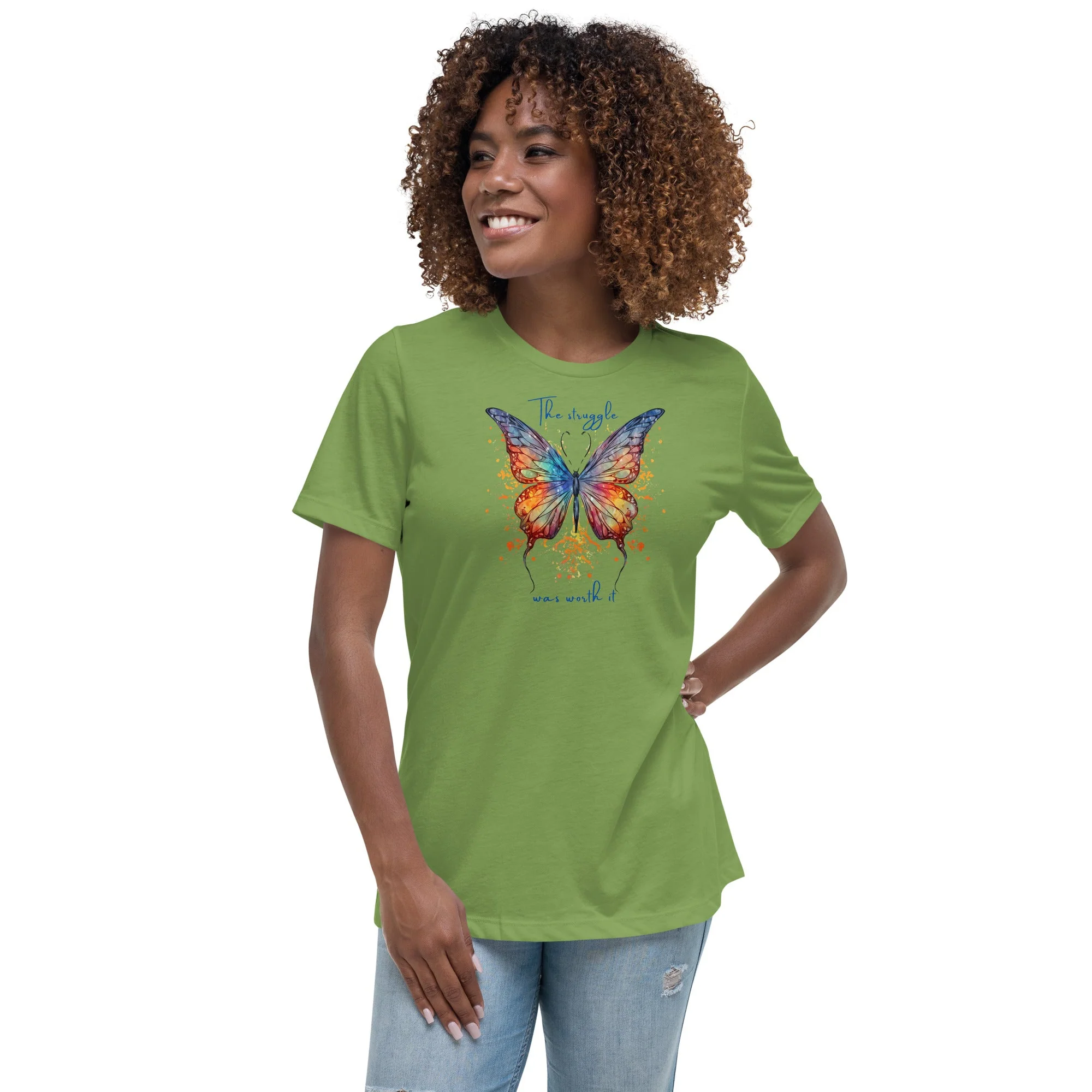 Butterfly Women's 100% Cotton Relaxed T-Shirt - Image 5