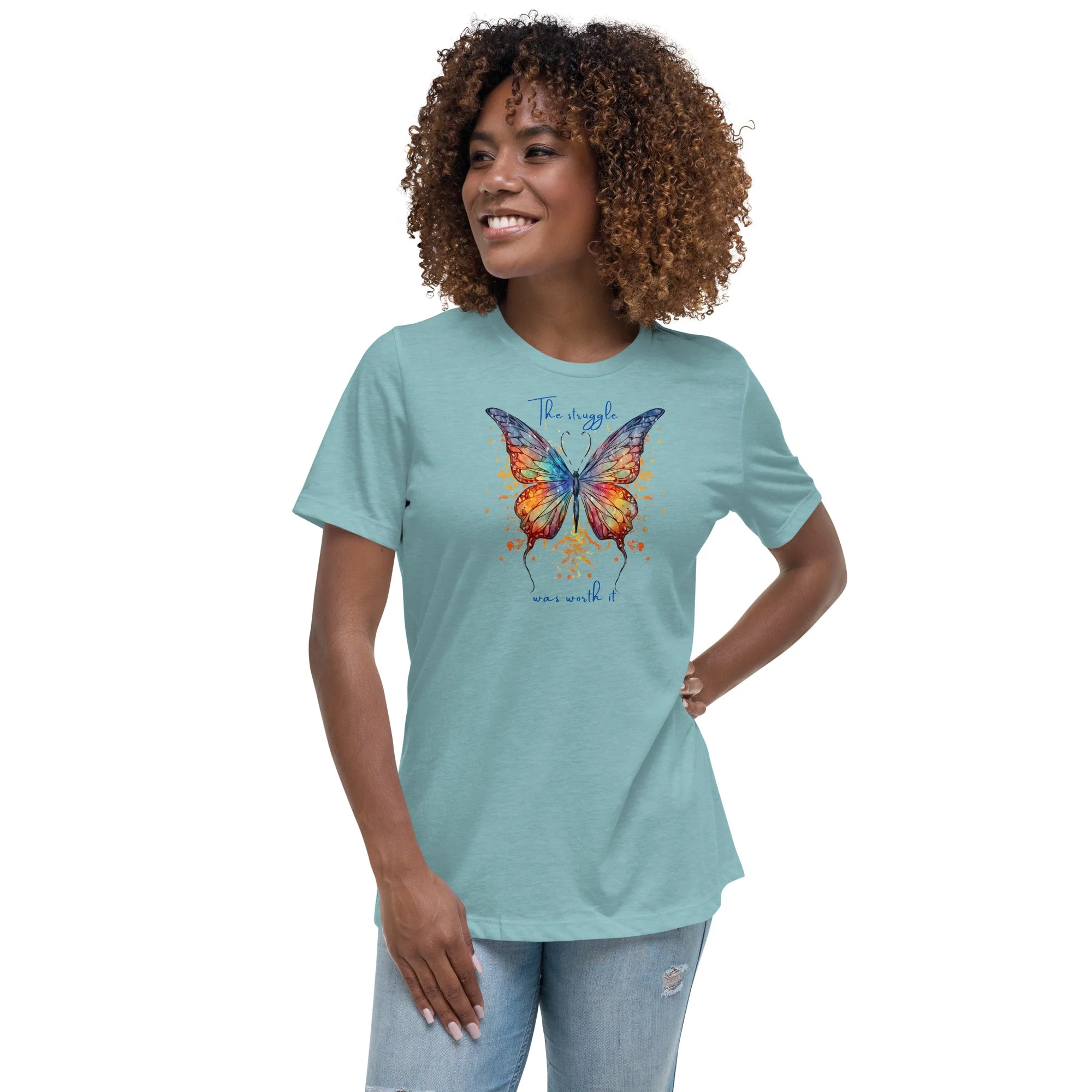 Butterfly Women's 100% Cotton Relaxed T-Shirt - Image 6