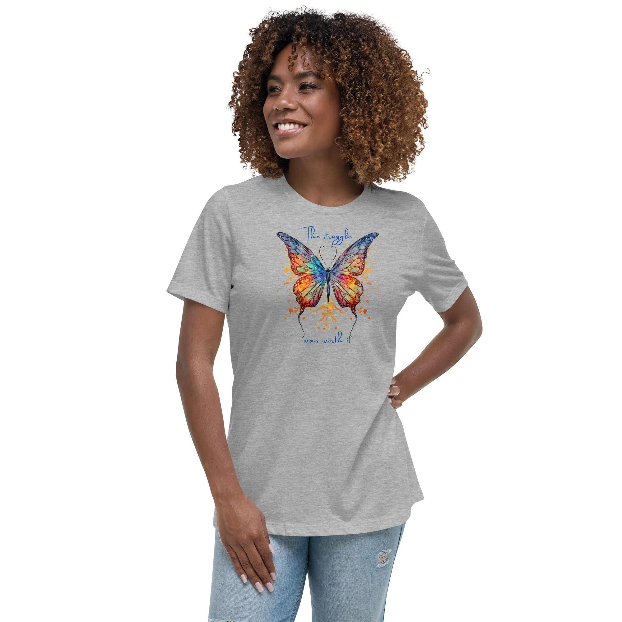 Butterfly Women's 100% Cotton Relaxed T-Shirt - Image 7