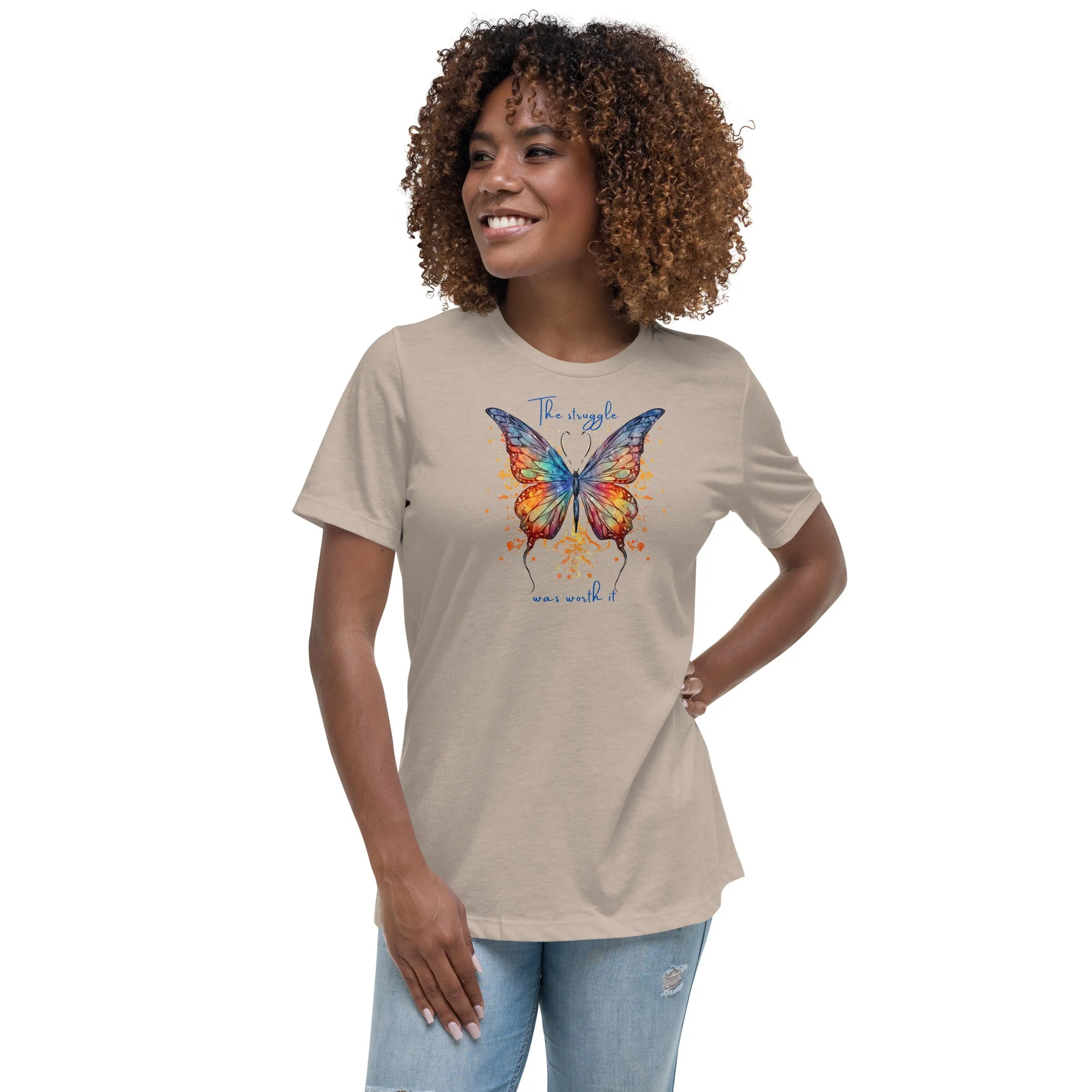 Butterfly Women's 100% Cotton Relaxed T-Shirt - Image 8