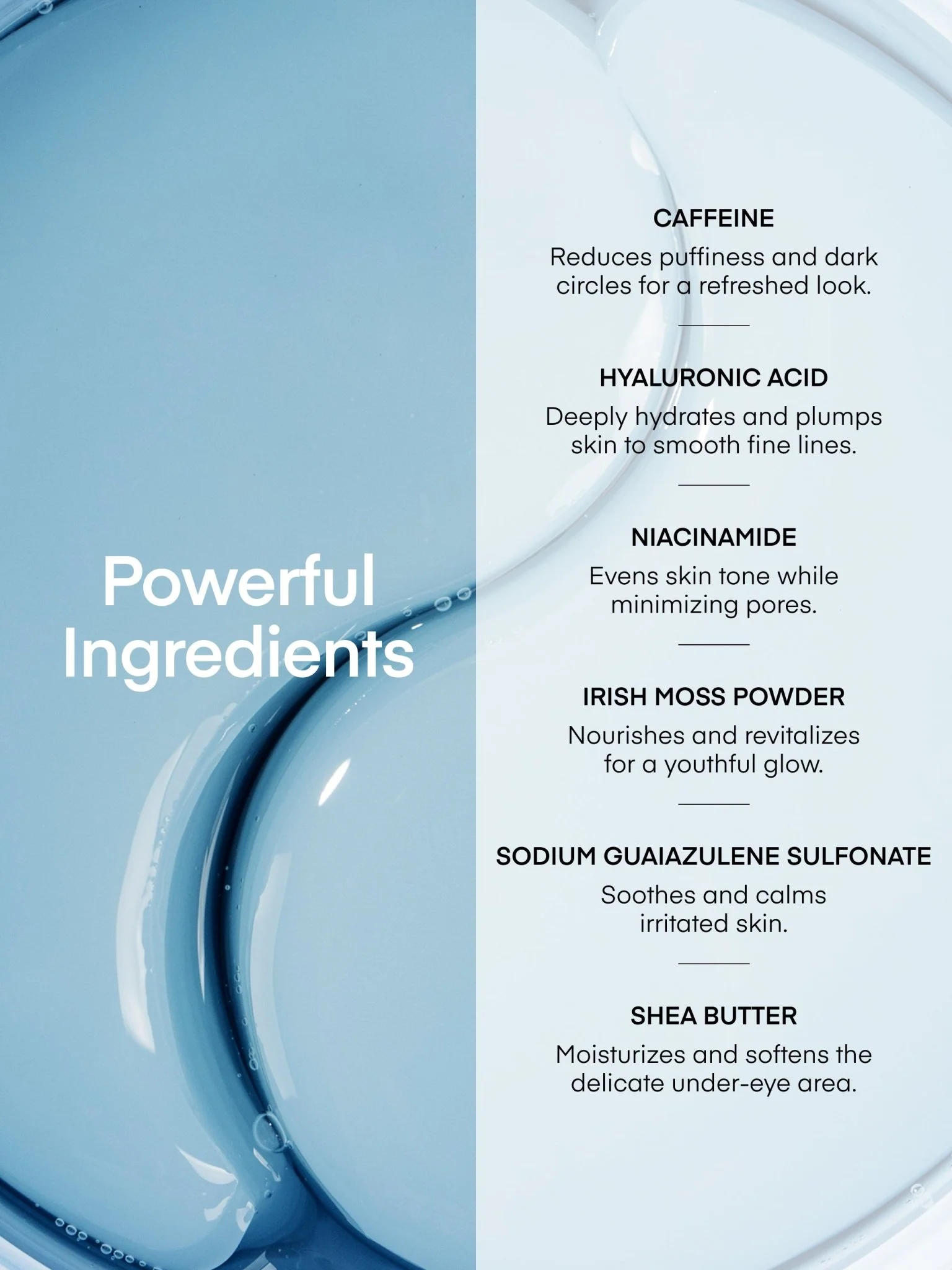 Caffeine & Hyaluronic Acid Eye Gel Patch - Image 3