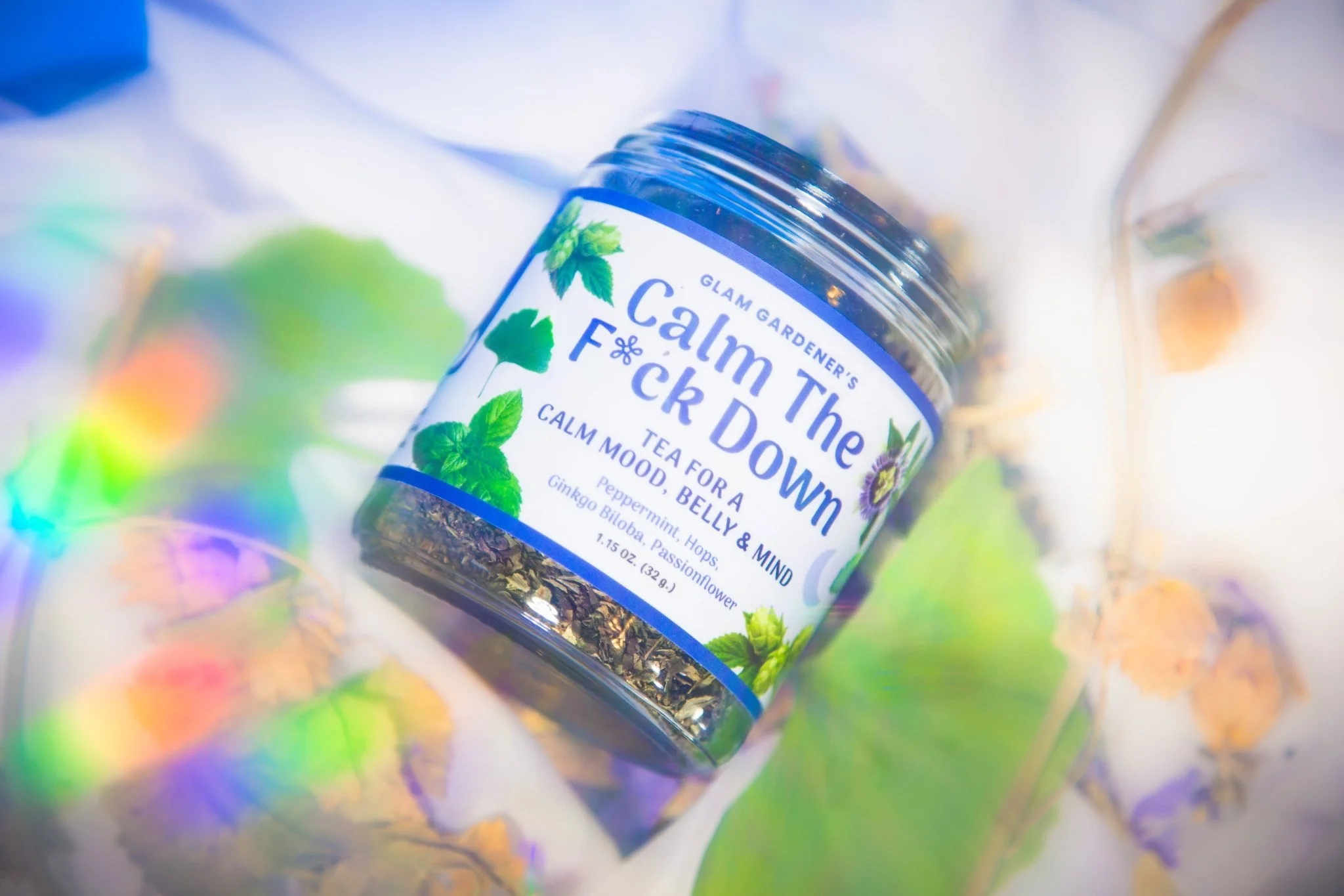 CALM THE F*CK DOWN • Loose leaf herbal tea for a calm mood, calm belly, and calm mind - Image 5