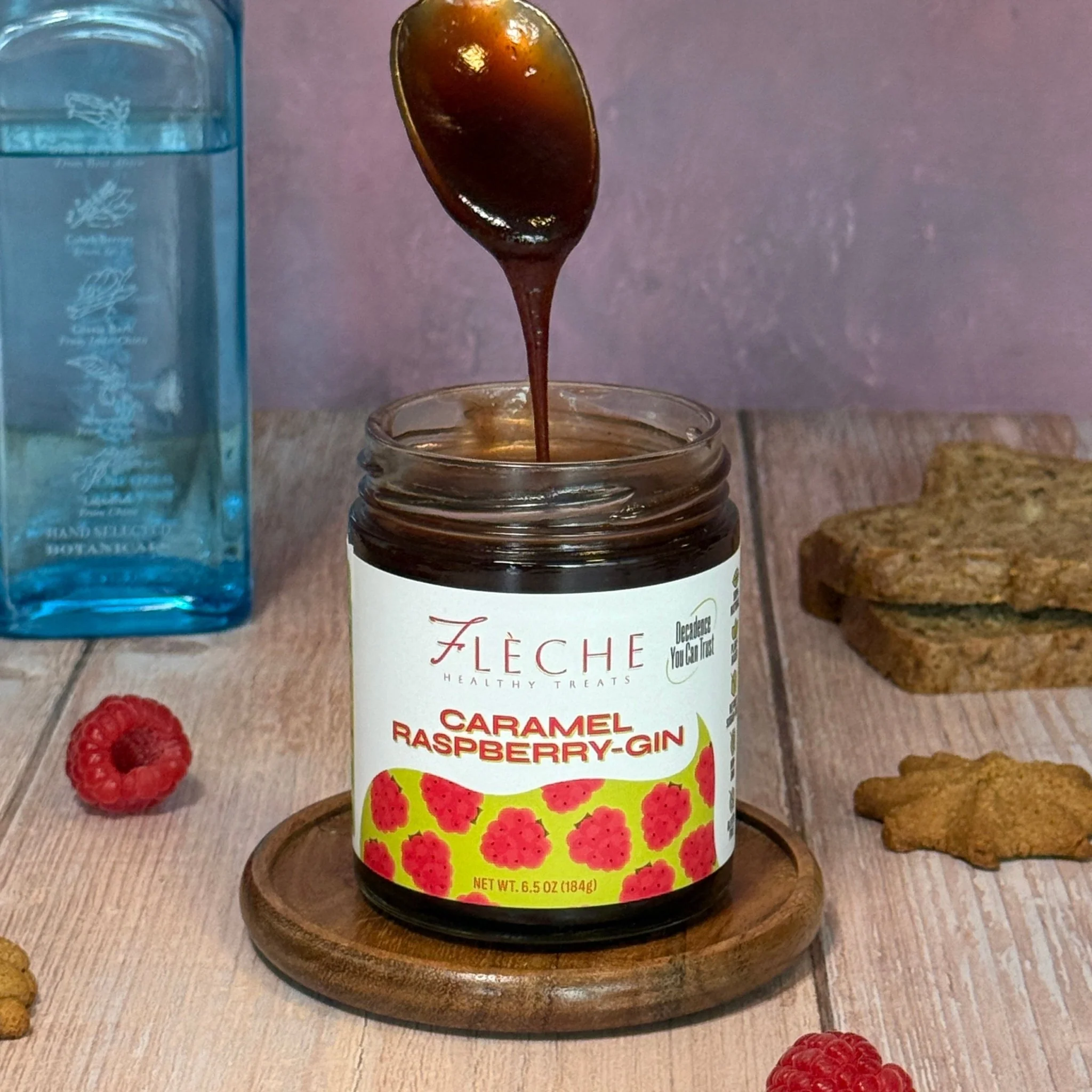 Caramel Raspberry-Gin Spread | Flèche Healthy Treats - Image 3