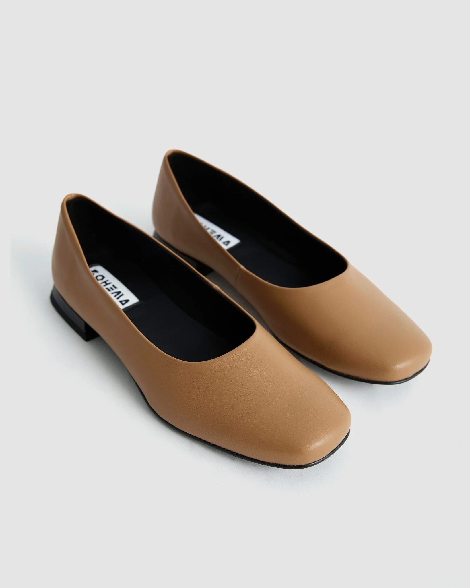 Carmel Diana Pumps beige ballerinas with a square-cut shape - Image 2