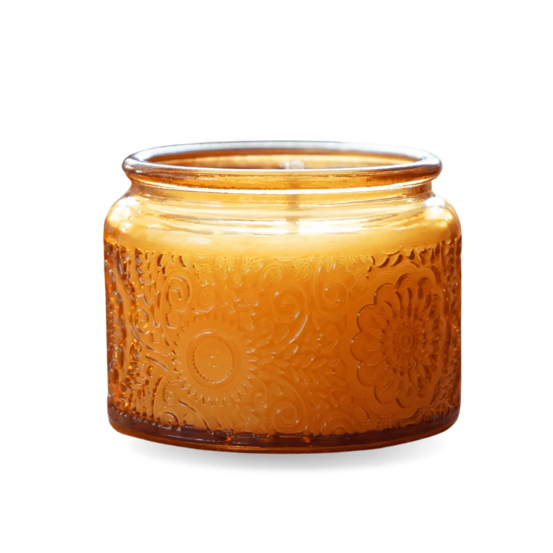 Carrot Cake x @TheTransparentCarrot Natural Candle 4oz Ellie Collection - Image 2