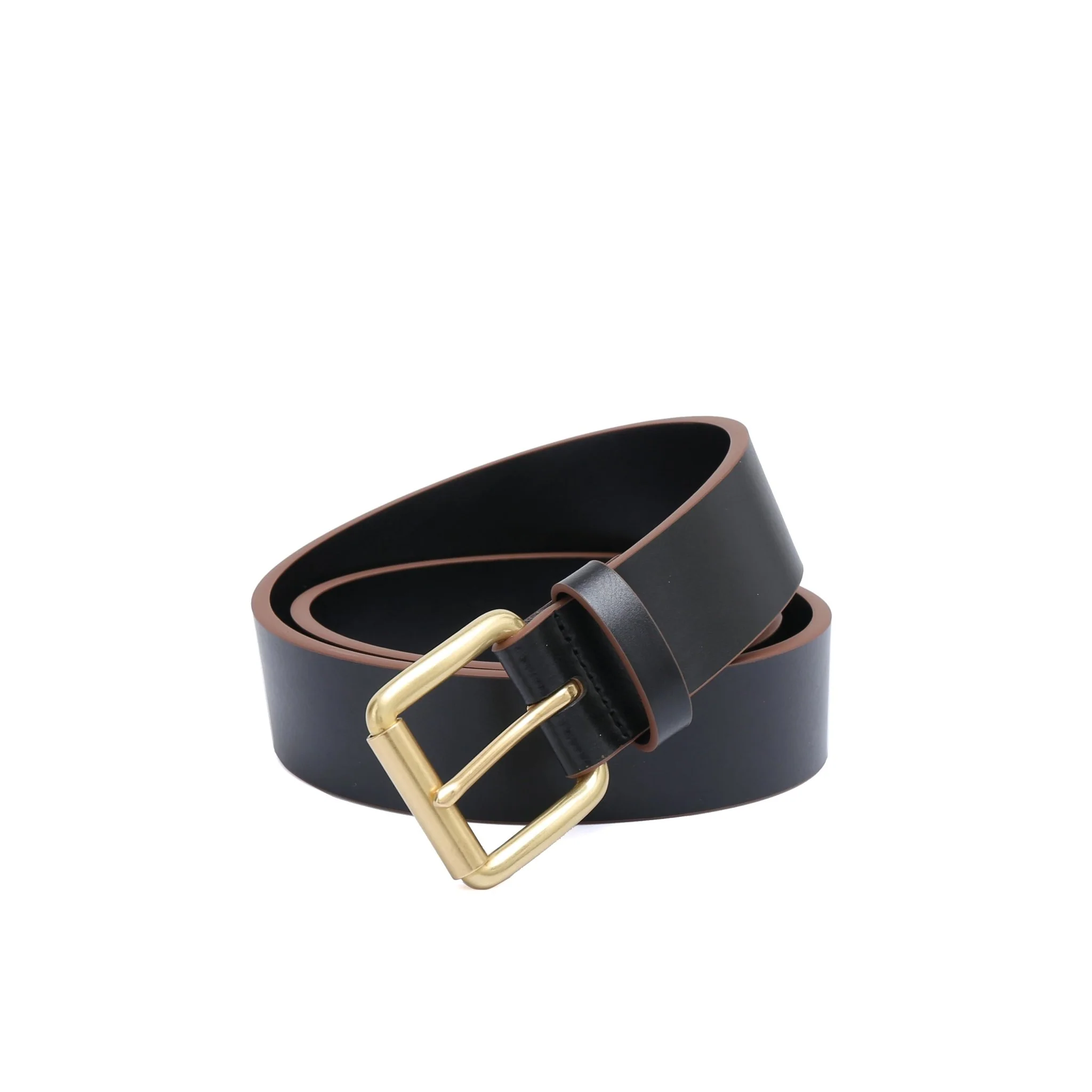 Casual belt w/ Brass Roller buckle (30-36) - Image 2