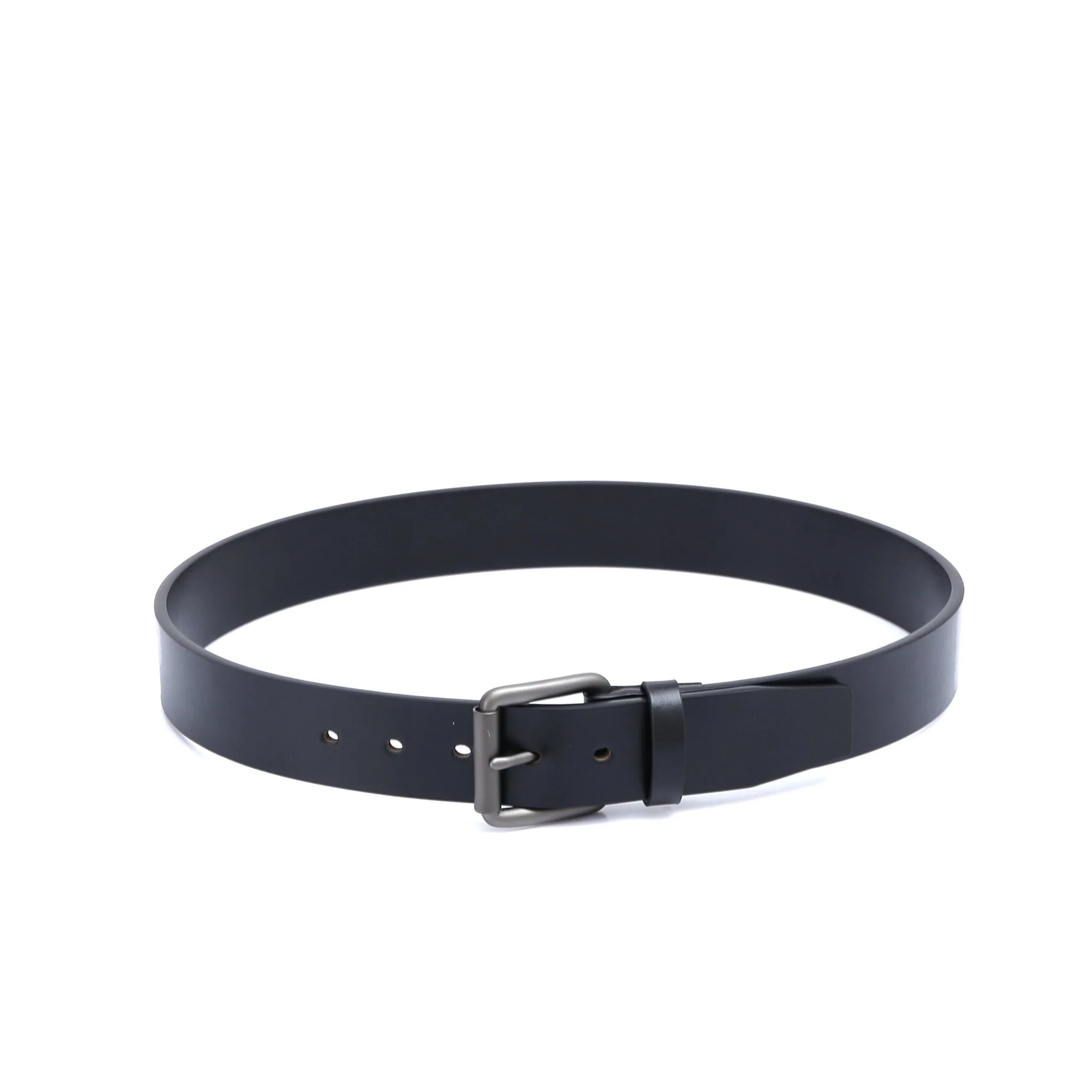 Casual belt w/ Roller buckle in Gunmetal (30-36) - Image 6