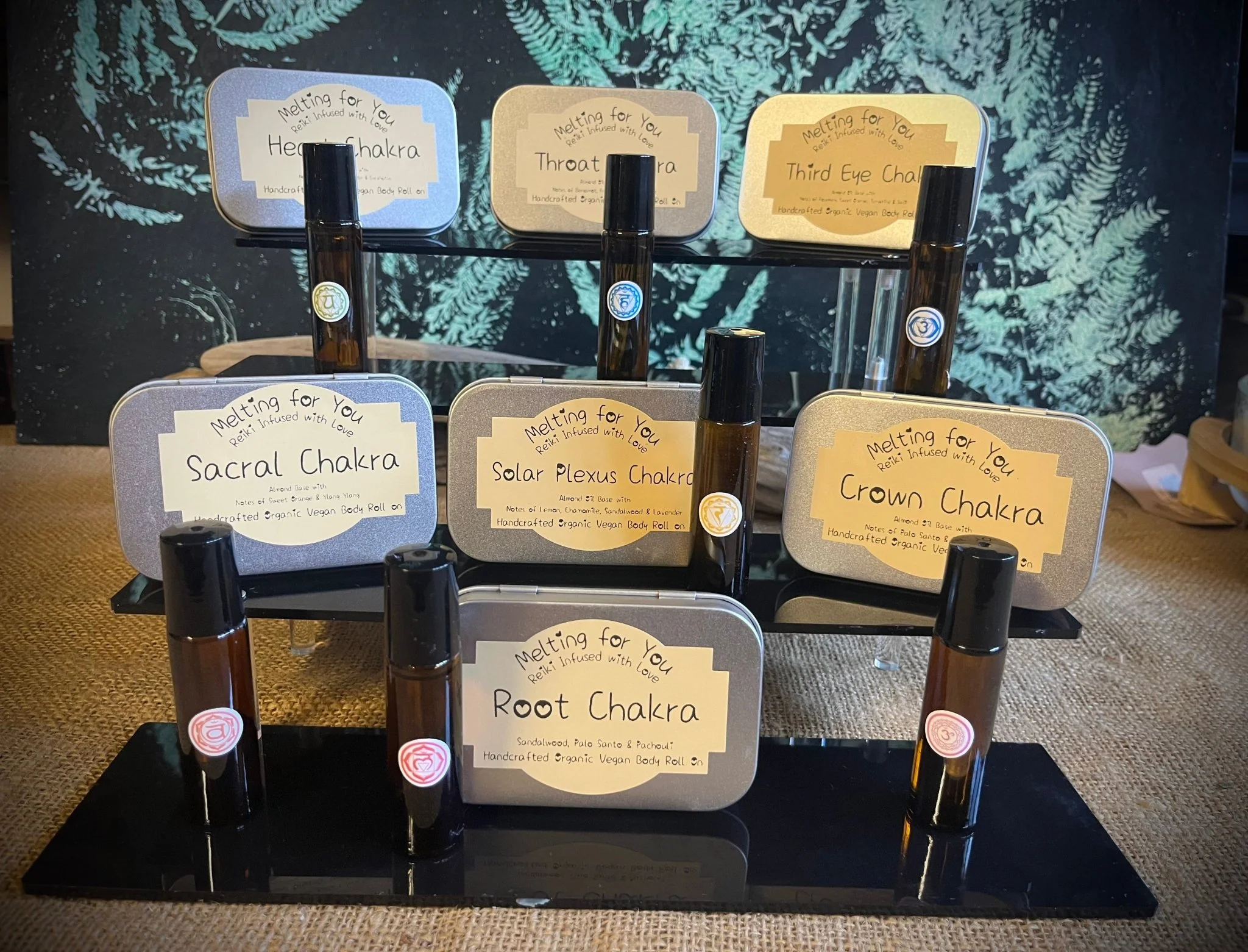 Chakra Roll On's Set of 7