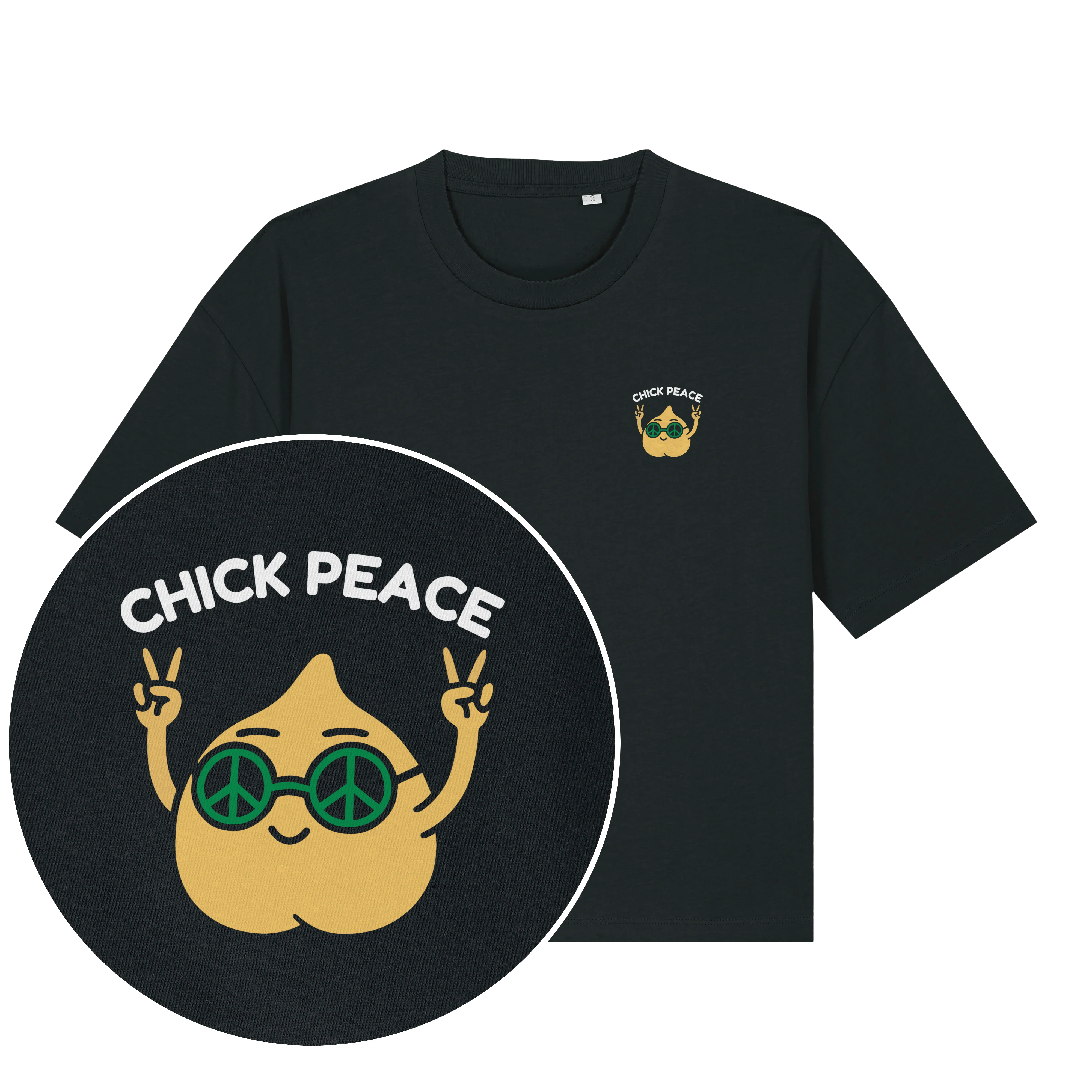 Chick Peace Women's Boxy T-Shirt - Image 2