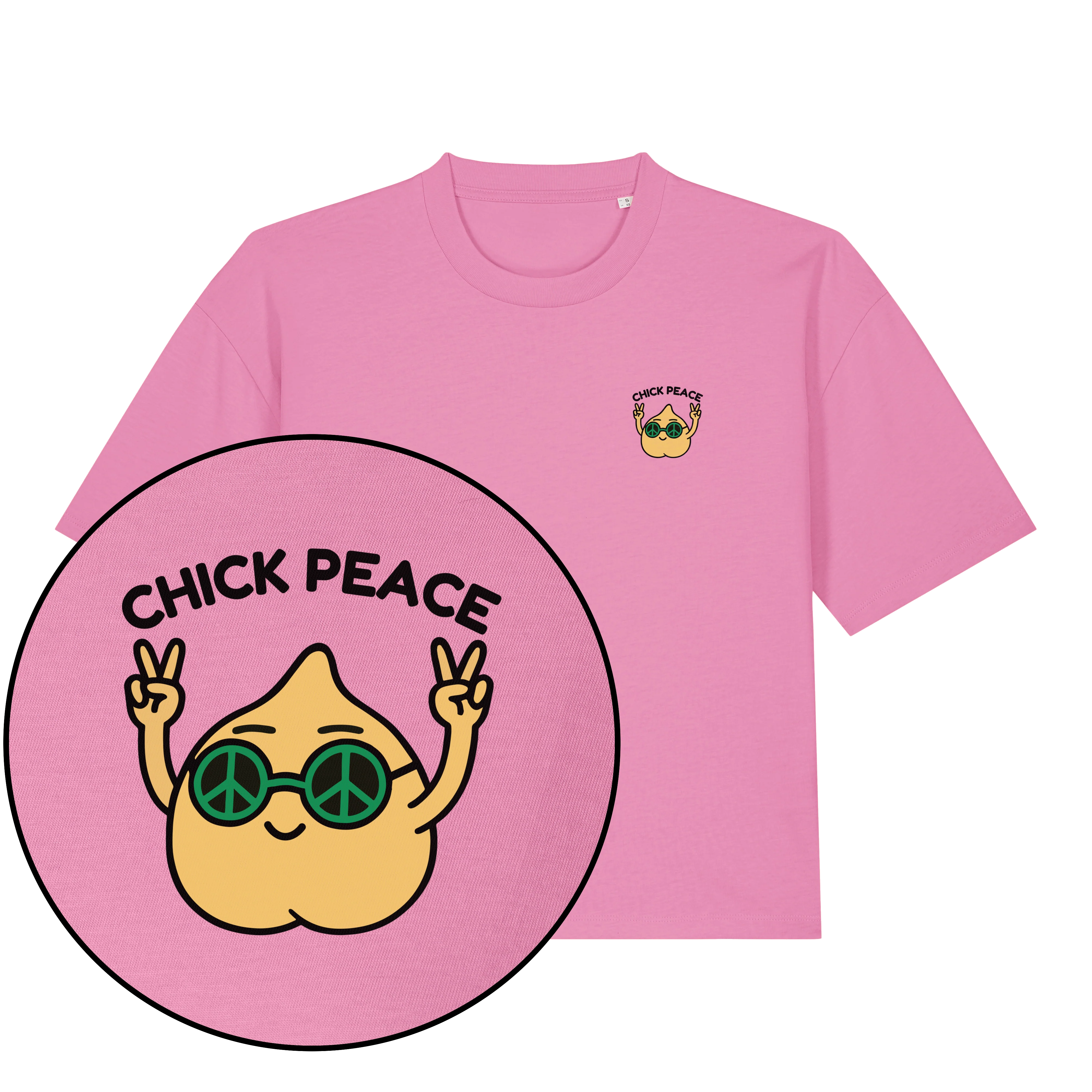 Chick Peace Women's Boxy T-Shirt - Image 3
