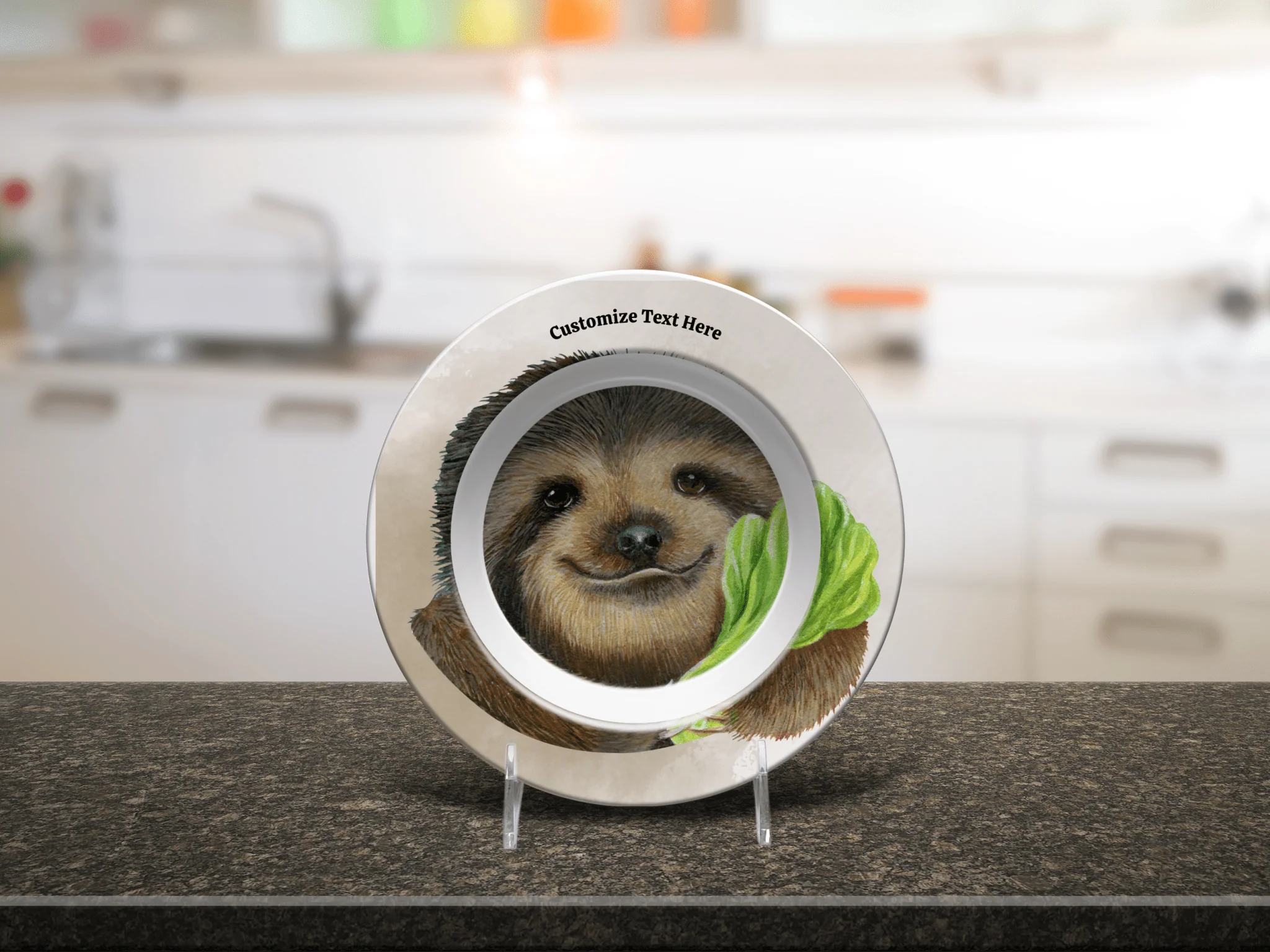 Chill Sloth Mealtime Plate & Bowl - Image 2